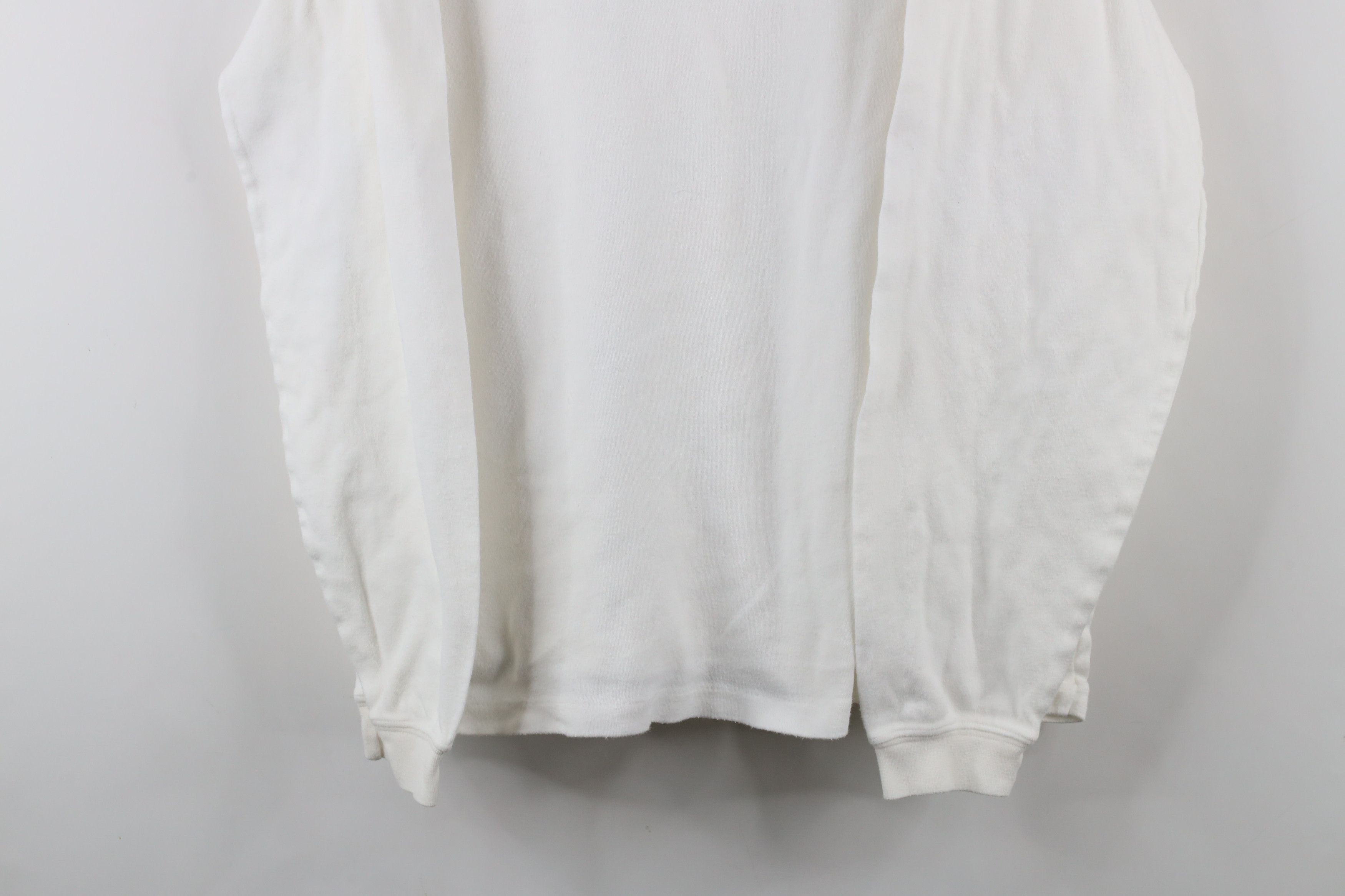 Vintage Vintage 90s Streetwear Long Sleeve Turtleneck T-Shirt White Size US L / EU 52-54 / 3 - 3 Thumbnail