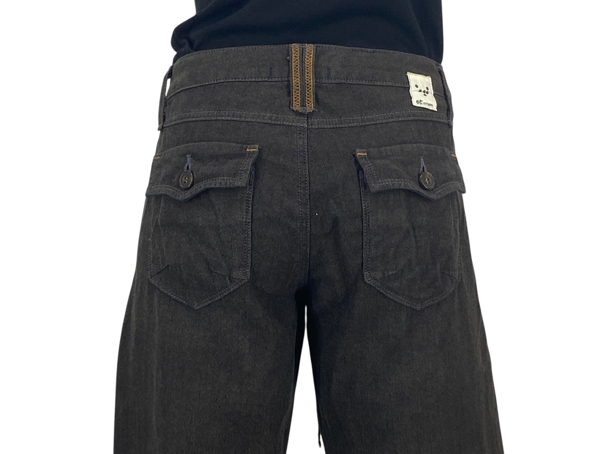 Japanese Brand Et Boîte Jeans Baker Pocket Pants Size 29" - 5 Thumbnail