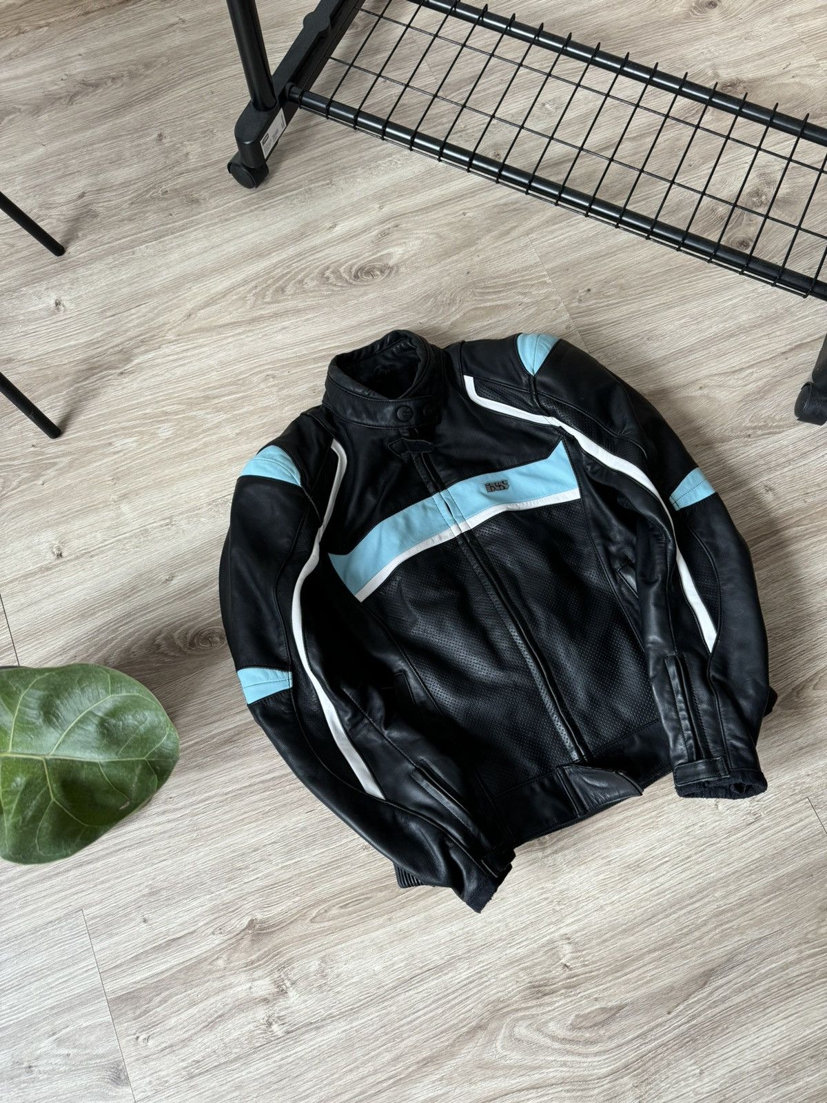 Other Vintage Y2K IXS Moto Racing Leather Jacket Size M / US 6-8 / IT 42-44 - 4 Thumbnail