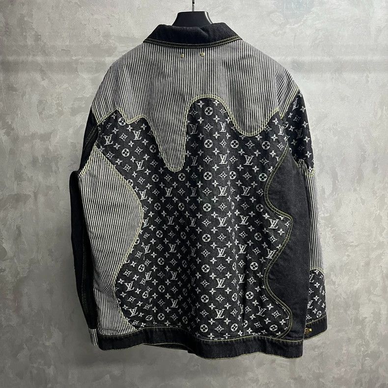 Louis Vuitton Louis Vuitton Black Denim Work Jacket-2506 Size US L / EU 52-54 / 3 - 6 Thumbnail