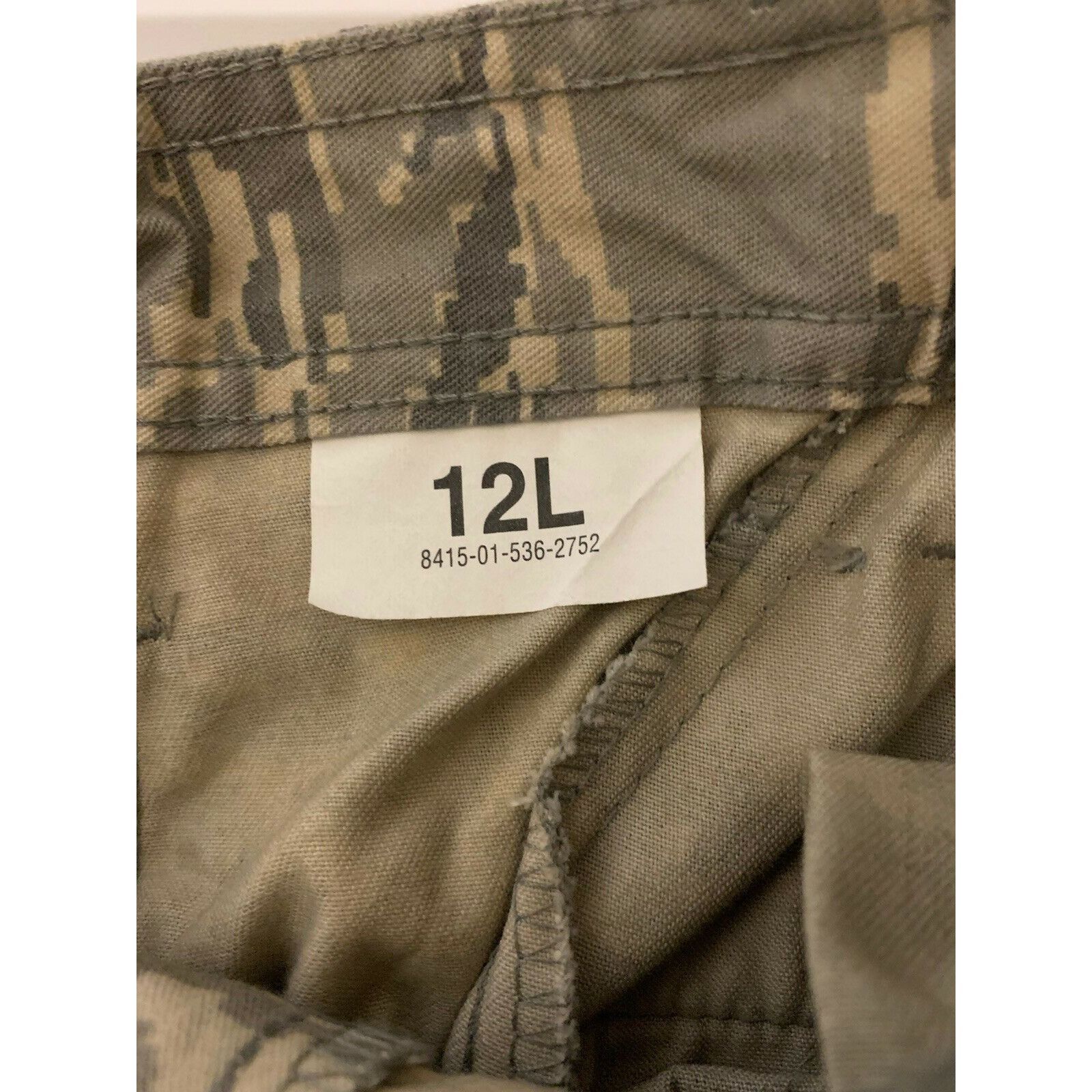 Other Air Force Camoflage Women’s Sz 12L Trouser Pant Size 24" / US 00 / IT 34 - 5 Thumbnail