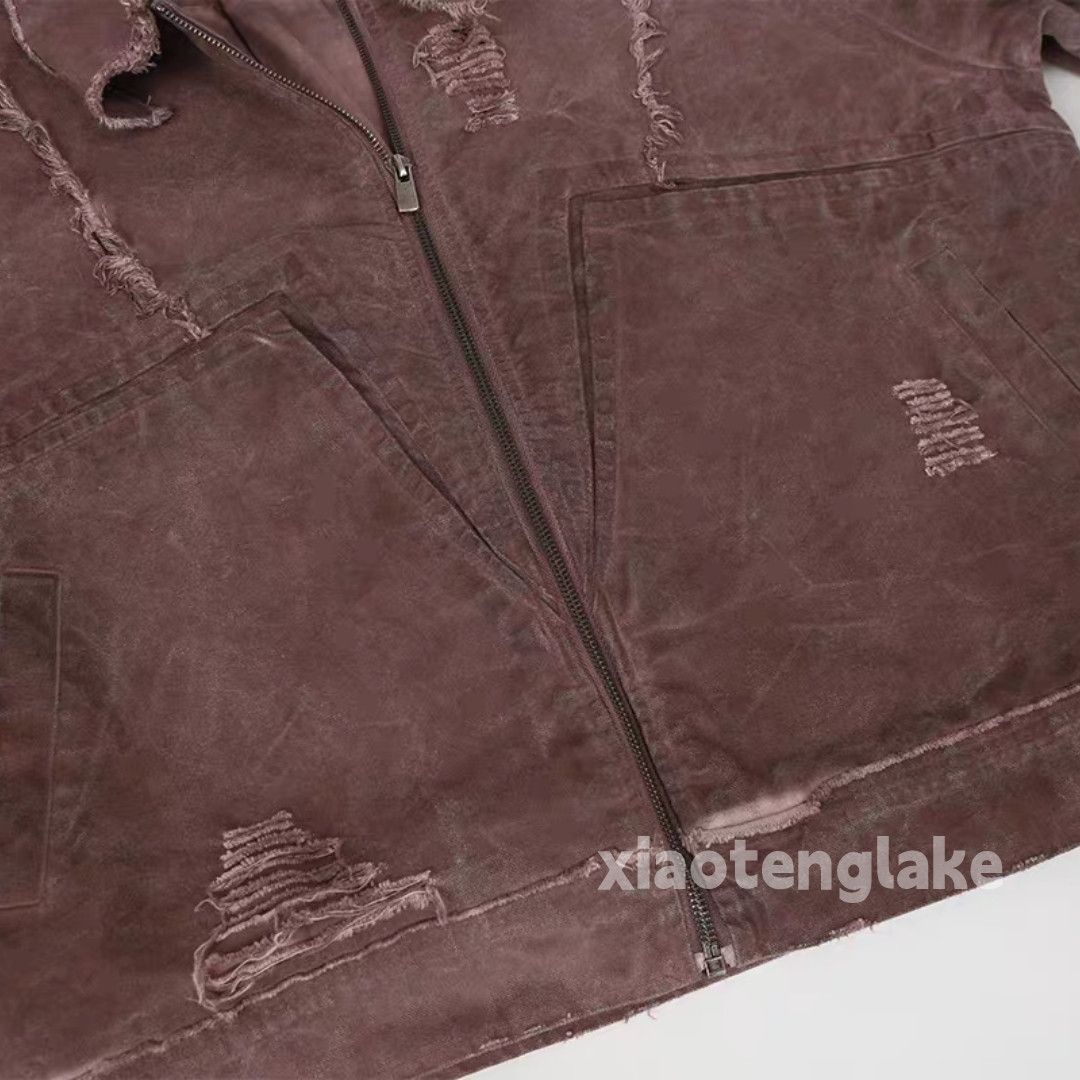 Vintage Utility washed faded punk grunge stain patchwork jacket Size US XL / EU 56 / 4 - 6 Thumbnail