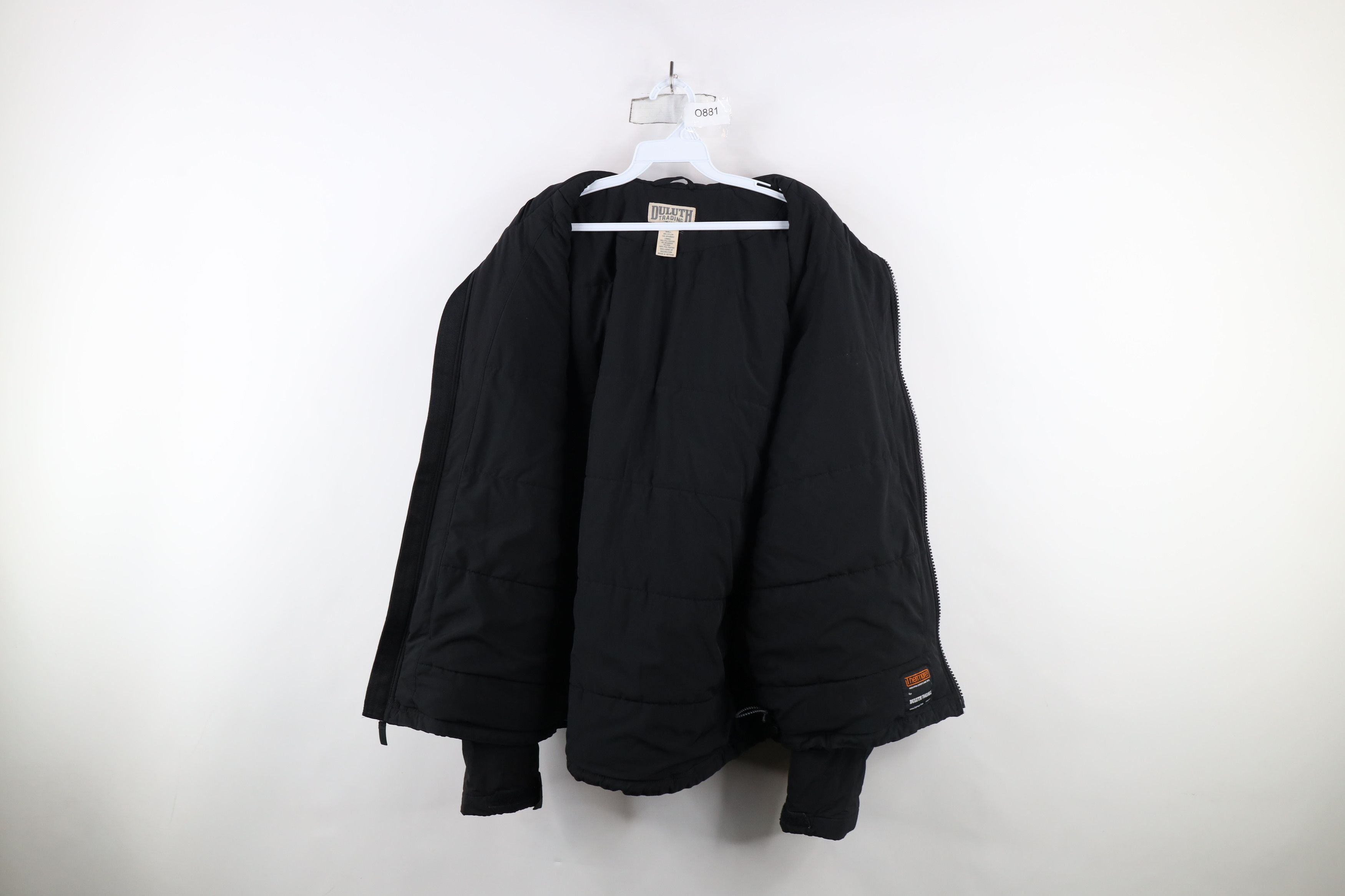 Duluth Trading Company × Vintage Duluth Trading Co Full Zip Tactical Hooded Puffer Jacket Size US L / EU 52-54 / 3 - 10 Thumbnail