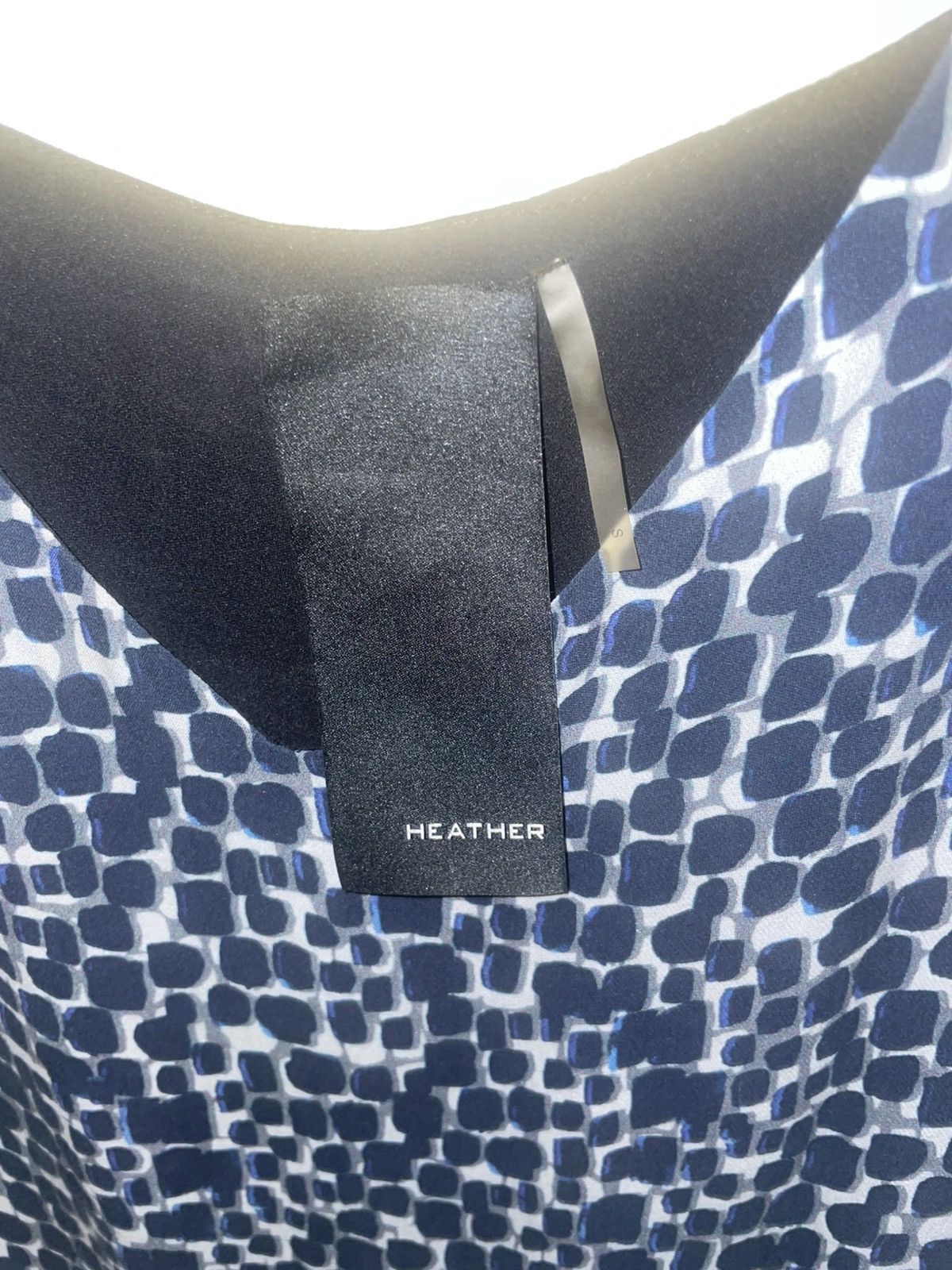 Other Heather Blue Geometric Print Camisole Size S / US 4 / IT 40 - 2 Thumbnail