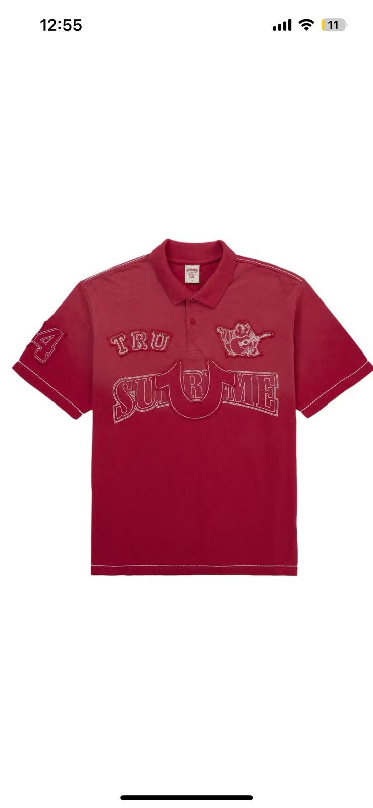 Supreme × True Religion Supreme True Religion Appliqué Polo Size US XL / EU 56 / 4 - 2 Thumbnail