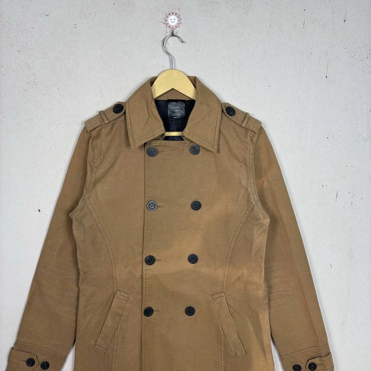 Number (N)ine Vtg Number (N)ine Archival Sun Faded Pea Coat Jacket Size 3 Size US M / EU 48-50 / 2 - 3 Thumbnail