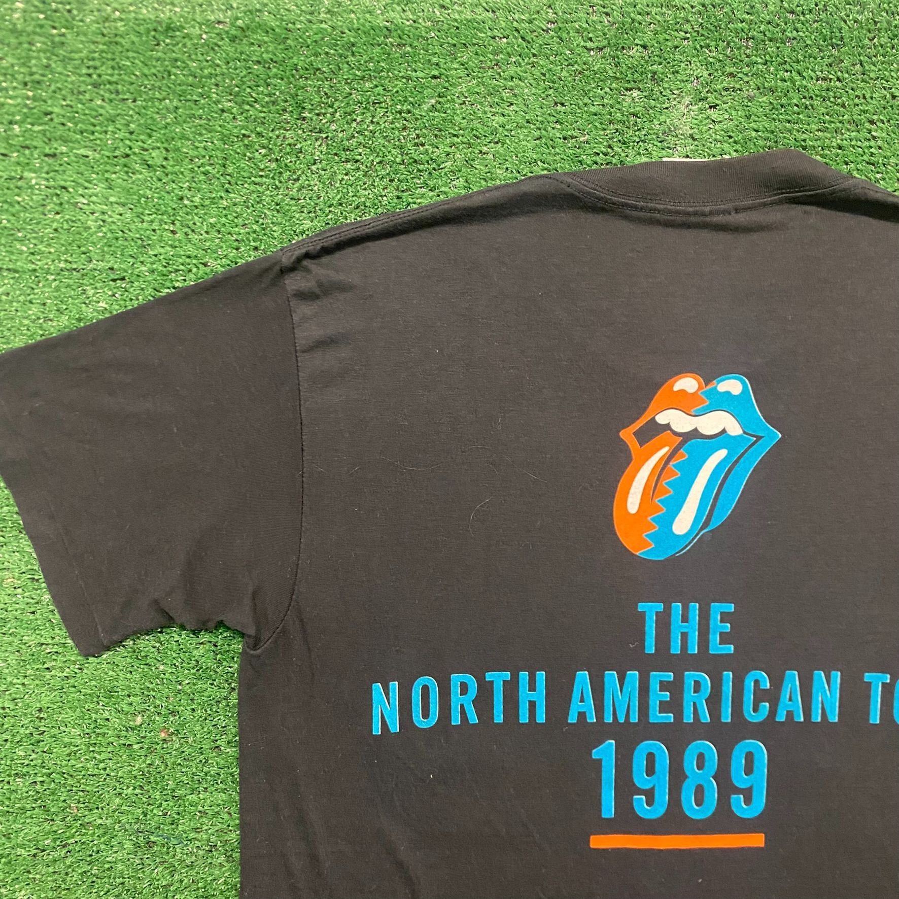 The Rolling Stones Vintage 80s Rolling Stones Tour Single Stitch Rock Band Tee Size US L / EU 52-54 / 3 - 7 Thumbnail