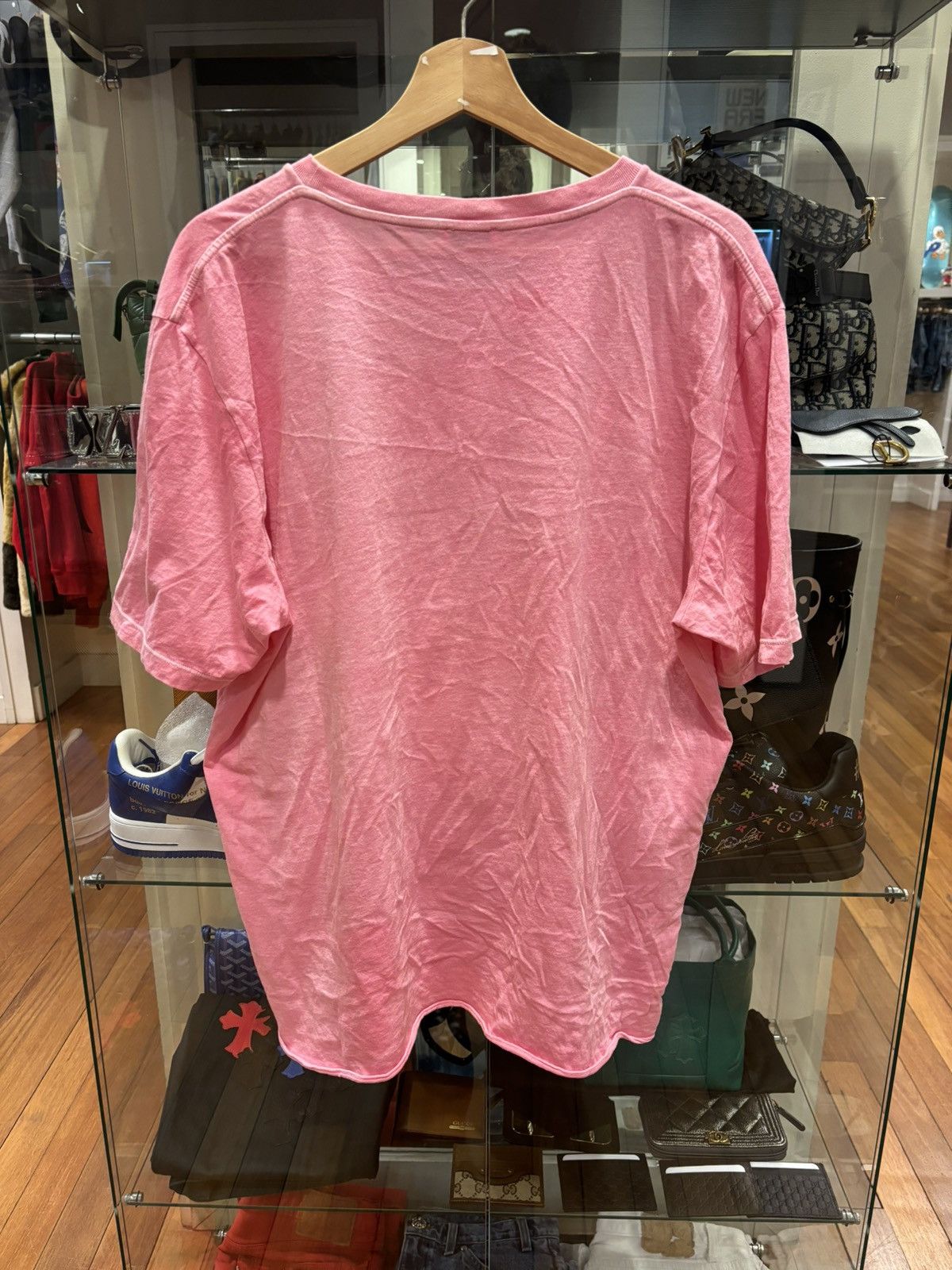 Yves Saint Laurent Saint Laurent Tee Pink Size US XXL / EU 58 / 5 - 3 Thumbnail