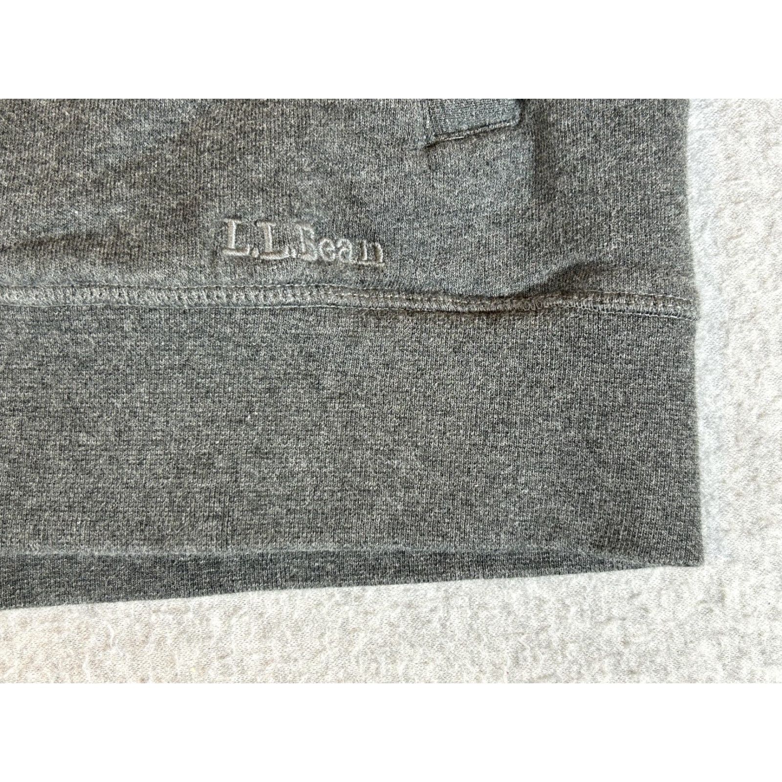 Vintage LL Bean Jacket Mens XL Gray Full Zip Fleece Lined Sweatshirt Traditional Fit Size US XL / EU 56 / 4 - 3 Thumbnail