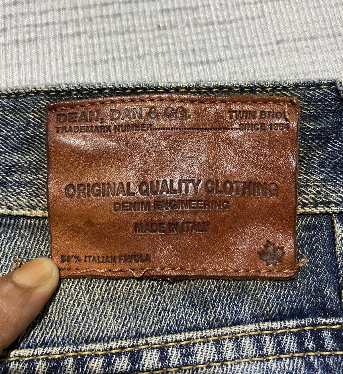 Dsquared2 Dsquared2 Dean, Dan & Co. Distressed Patchwork Straight Denim Size US 34 / EU 50 - 9 Thumbnail