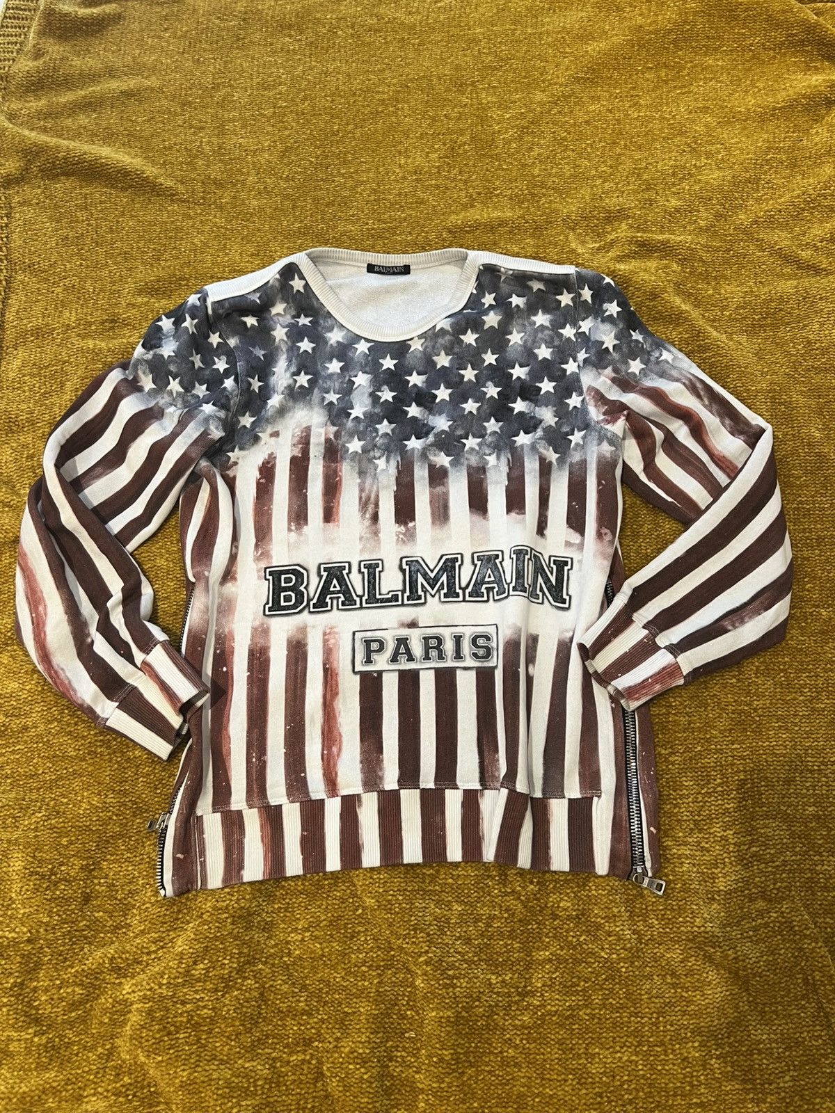 Balmain Balmain usa flag sweater Size US M / EU 48-50 / 2 - 1 Thumbnail