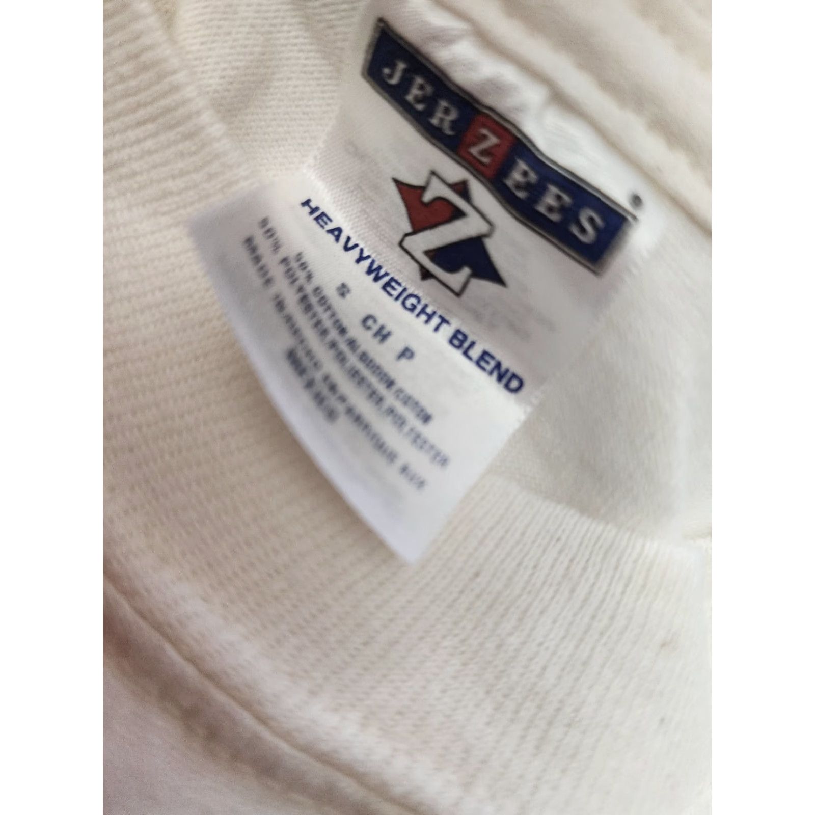 Jerzees VINTAGE Womens T Shirt S Butterfly Embroidered Grandma Jerzees Short Sleeve Round Neck Beige Cotton Blend Logo Basic Butterfly 90s Womens Size S / US 4 / IT 40 - 5 Thumbnail