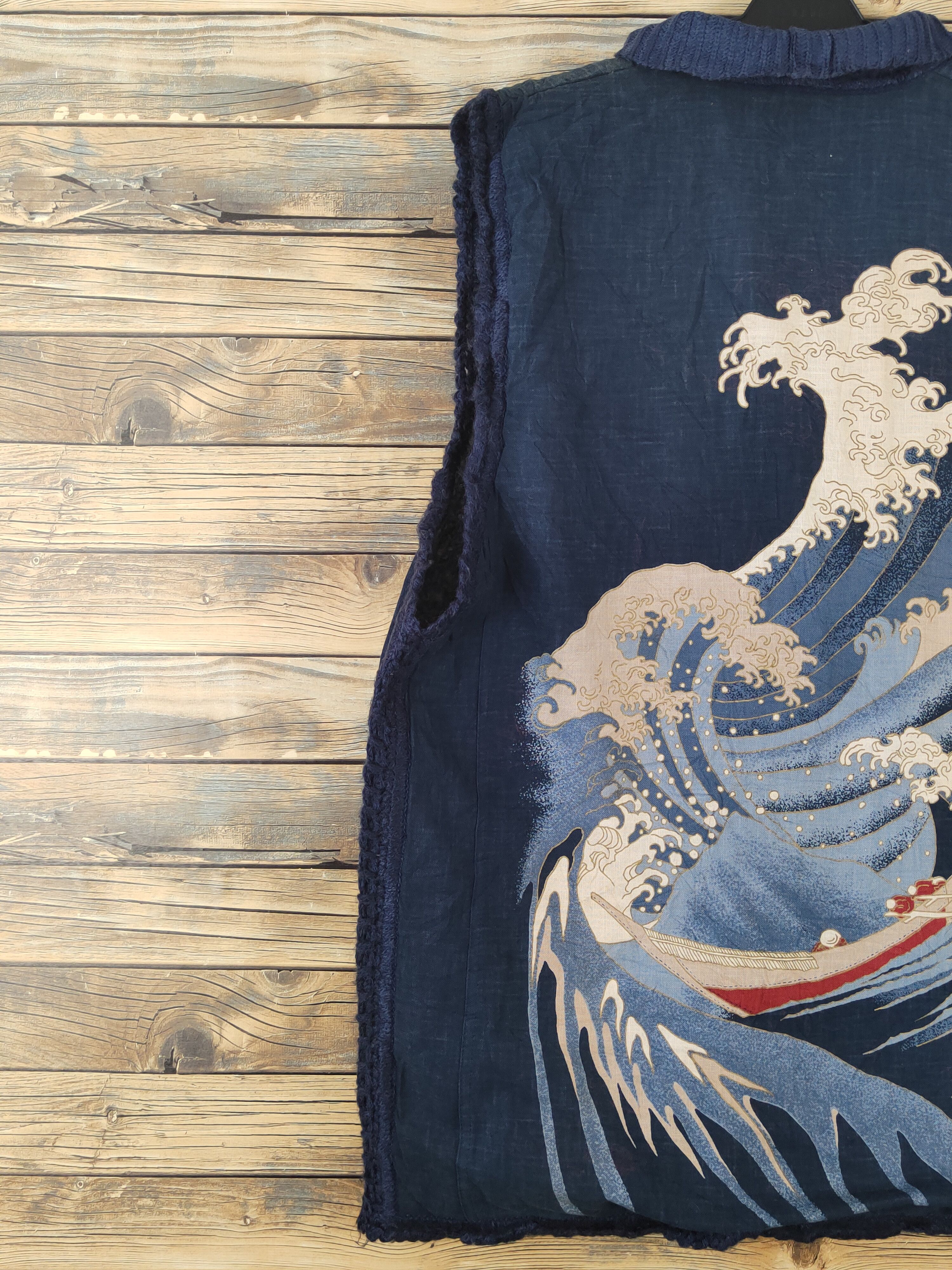 Other Vintage Collection Japanese Brand Navy Vests Size US L / EU 52-54 / 3 - 11 Thumbnail