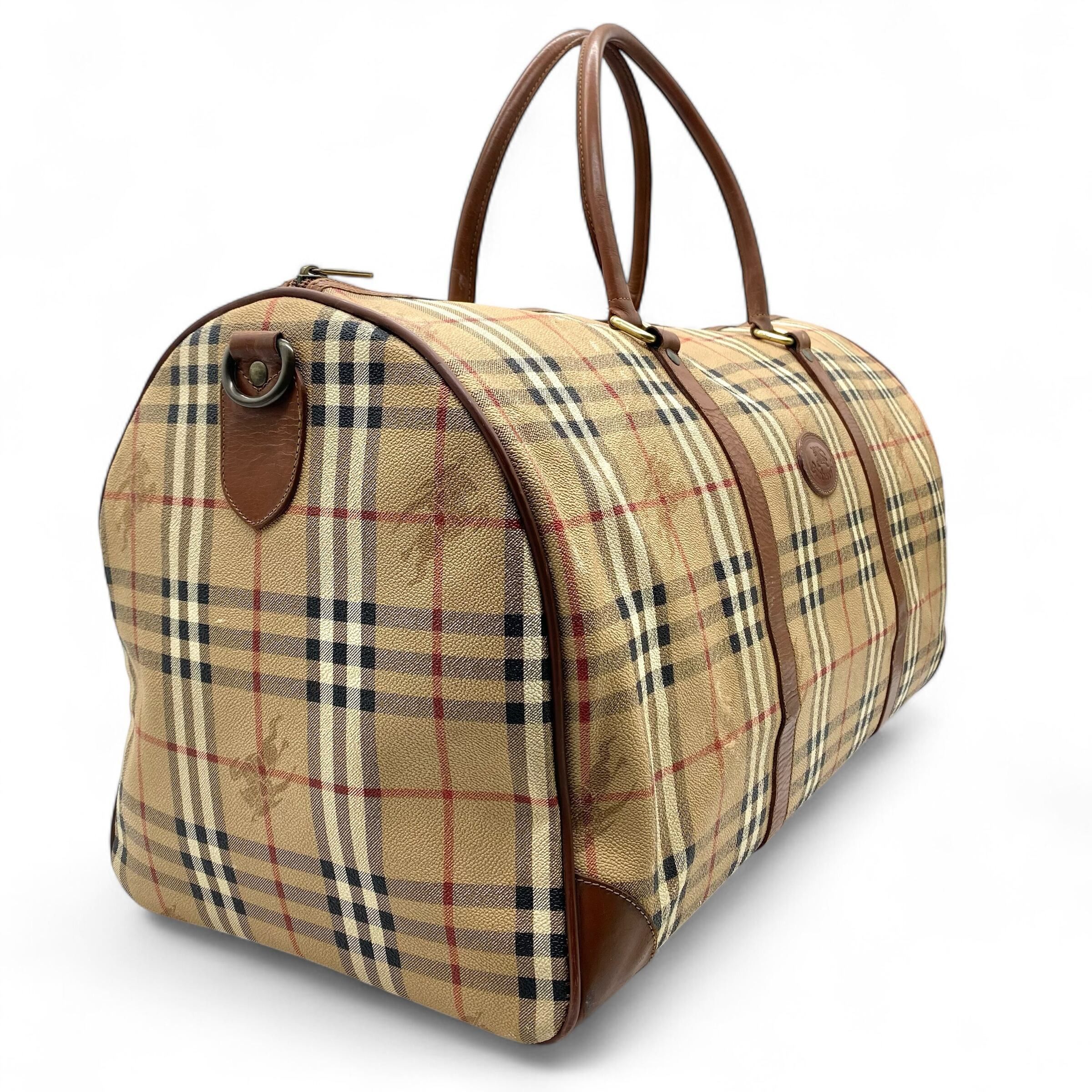 Burberry Vintage Burberrys Boston Bag Nova Check Size ONE SIZE - 3 Thumbnail