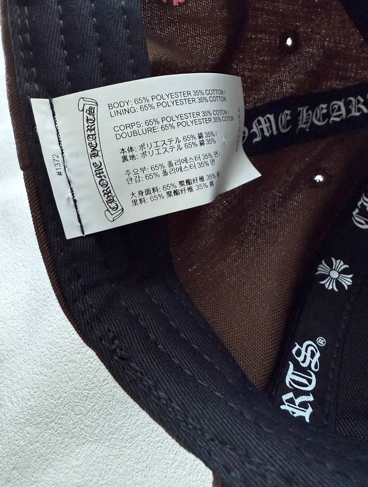 Chrome Hearts CHROME HEARTS Size OS Brown and pink embroidered logo Sansk Size ONE SIZE - 5 Thumbnail