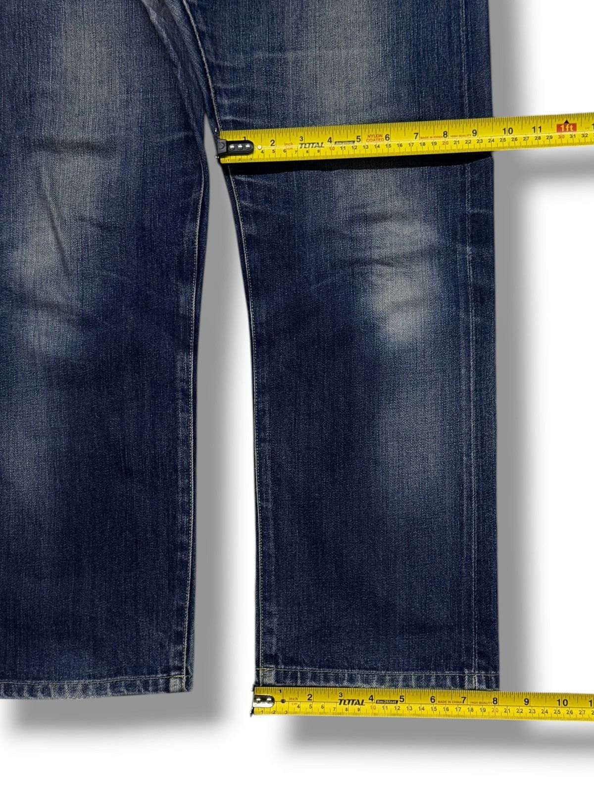 Uniqlo Vintage Uniqlo Japan Selvedge Denim Jeans | Vintage Fade W34 Size US 34 / EU 50 - 20 Thumbnail