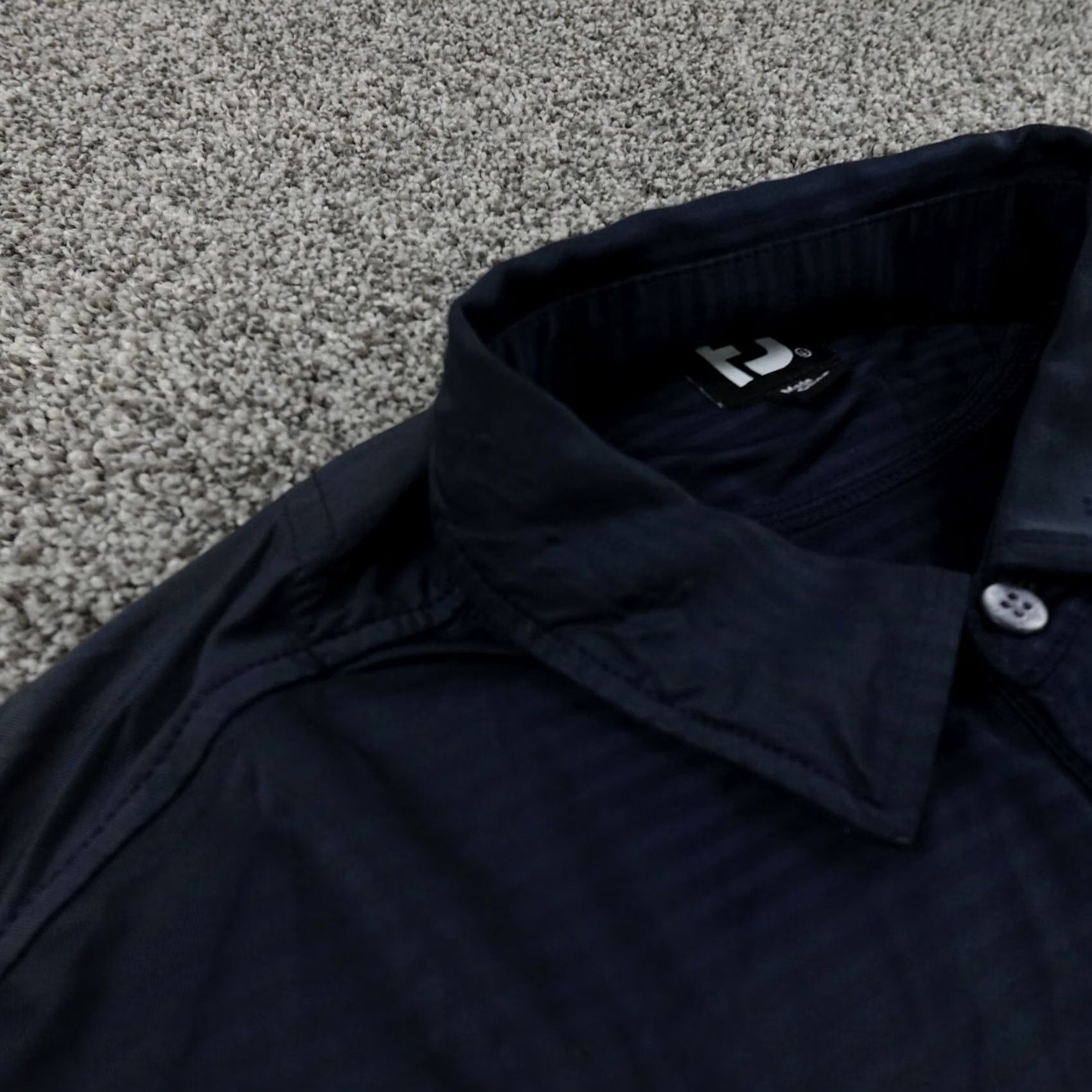 Footjoy FootJoy Polo Shirt Mens L Black Performance Four Bridges Butler Warren Golf Men Size US L / EU 52-54 / 3 - 7 Thumbnail