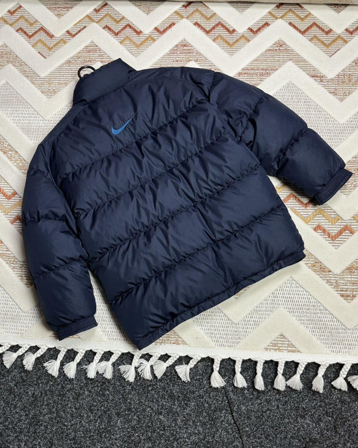 Nike Nike Puffer 90s Vintage Rare Big Swoosh Y2K drill style Size US XS / EU 42 / 0 - 23 Thumbnail