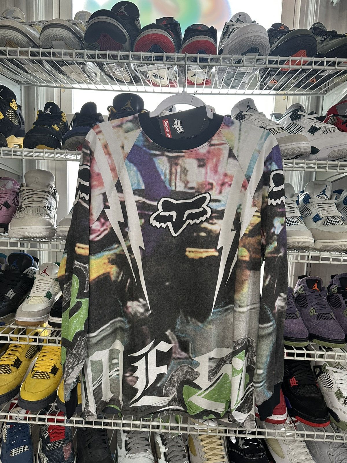 Supreme Supreme X Fox Racing Lighting Bolt Jersey ‘Multi’ Size US S / EU 44-46 / 1 - 1 Thumbnail