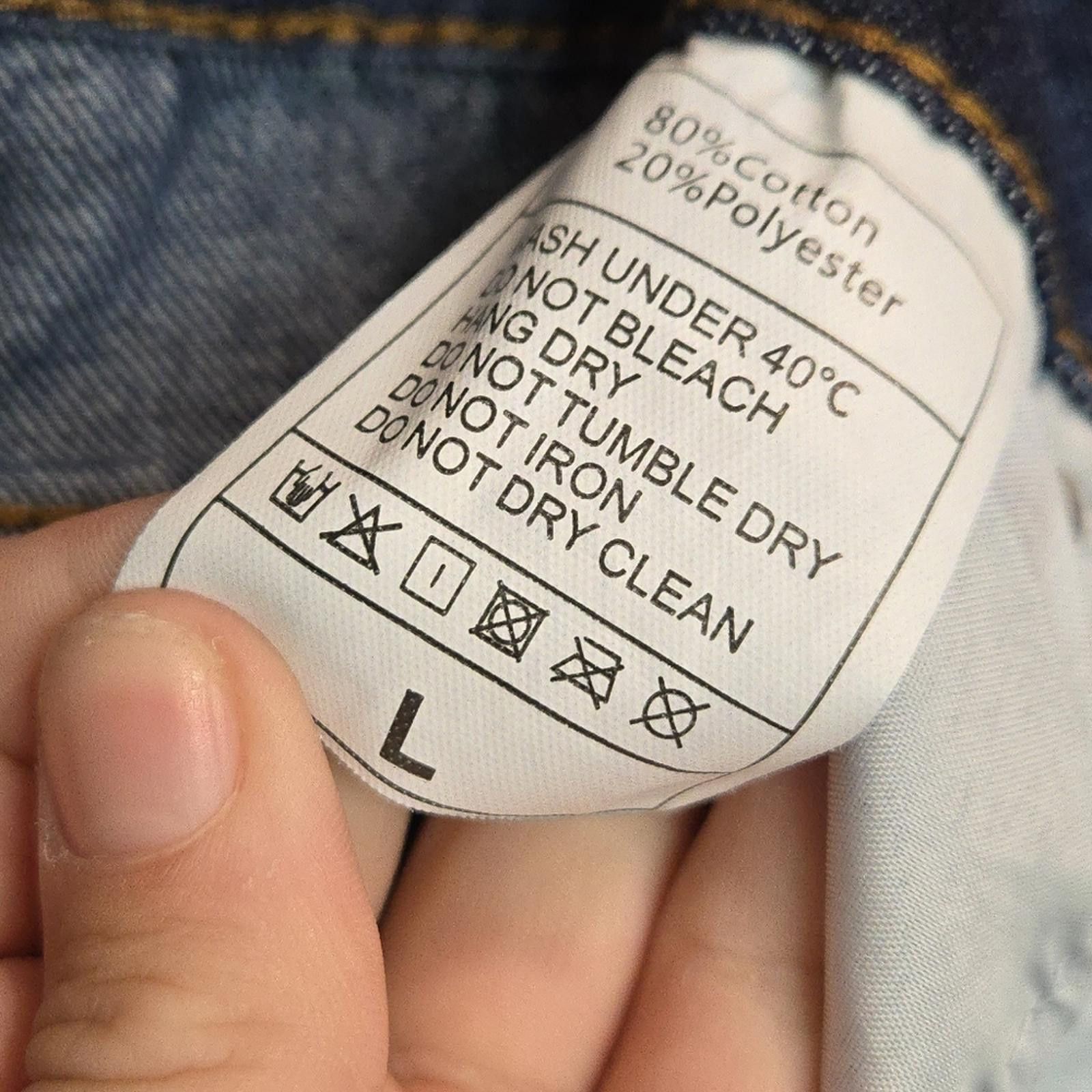 Designer Relaxed Jeans Size 36" / US 14 / IT 50 - 2 Thumbnail