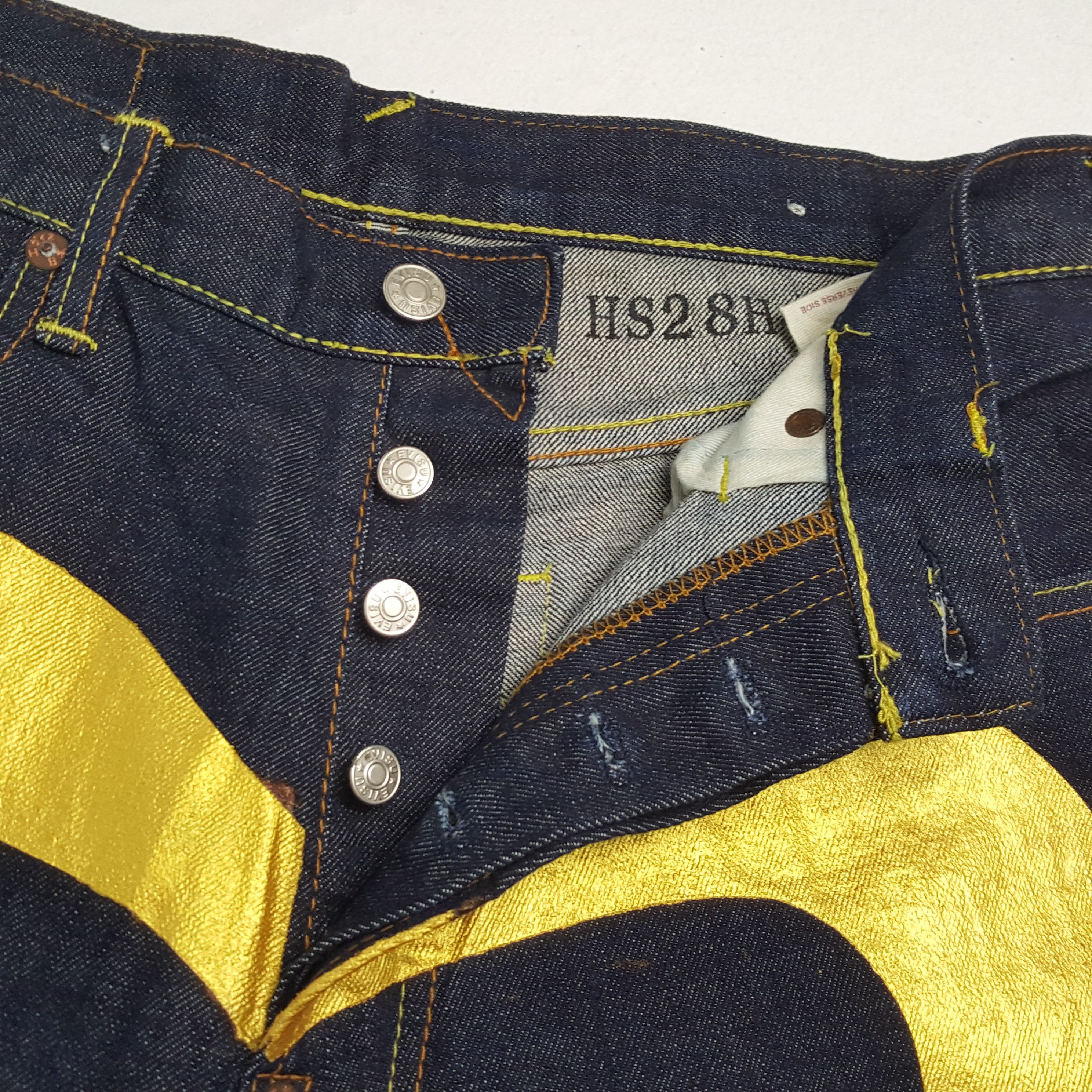 Japanese Brand × Vintage EVISU Jeans Japanese Brand Streetwear Custom Daicock Style Size US 31 - 13 Thumbnail