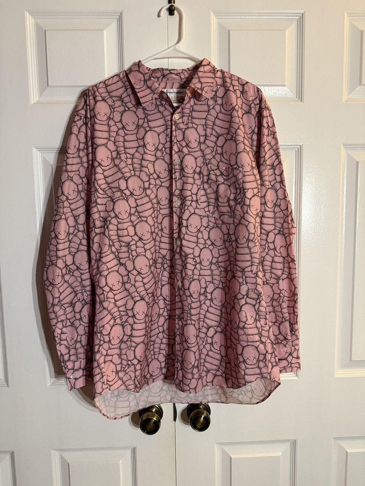 Comme des Garcons SHIRT × Kaws Comme des Garcons Shirt x KAWS Classic Poplin Shirt Size US L / EU 52-54 / 3 - 1 Thumbnail