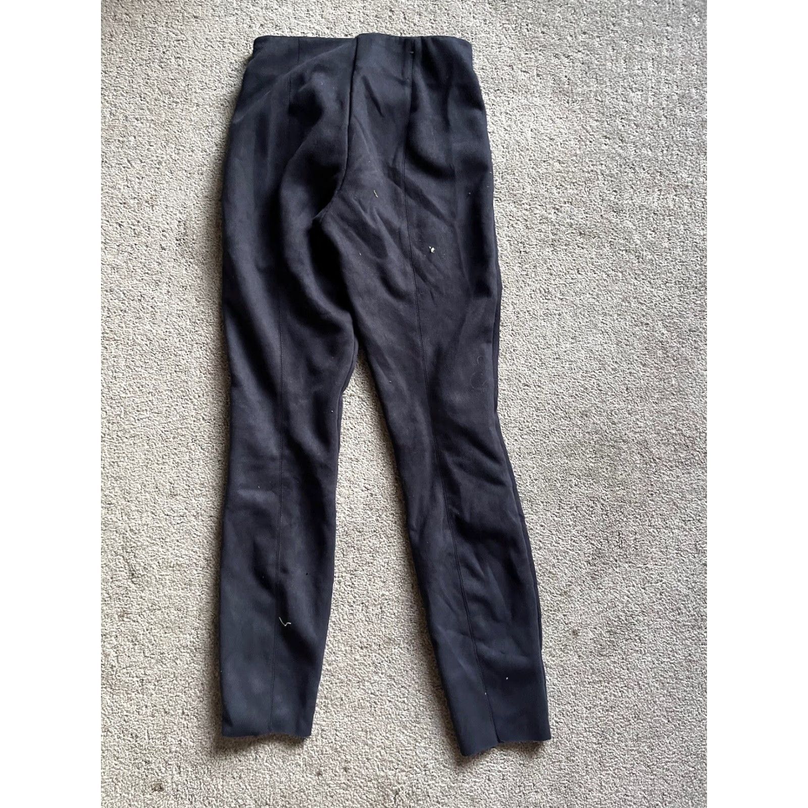 H&M H&M Logg Women’s Black Skinny Pull On Pants Stretchy Waist Size 4 Dress Pants Flat Front Pockets Elastic Waist Regular Color Black Women Pants AI? Size 27" / US 4 / IT 40 - 3 Thumbnail