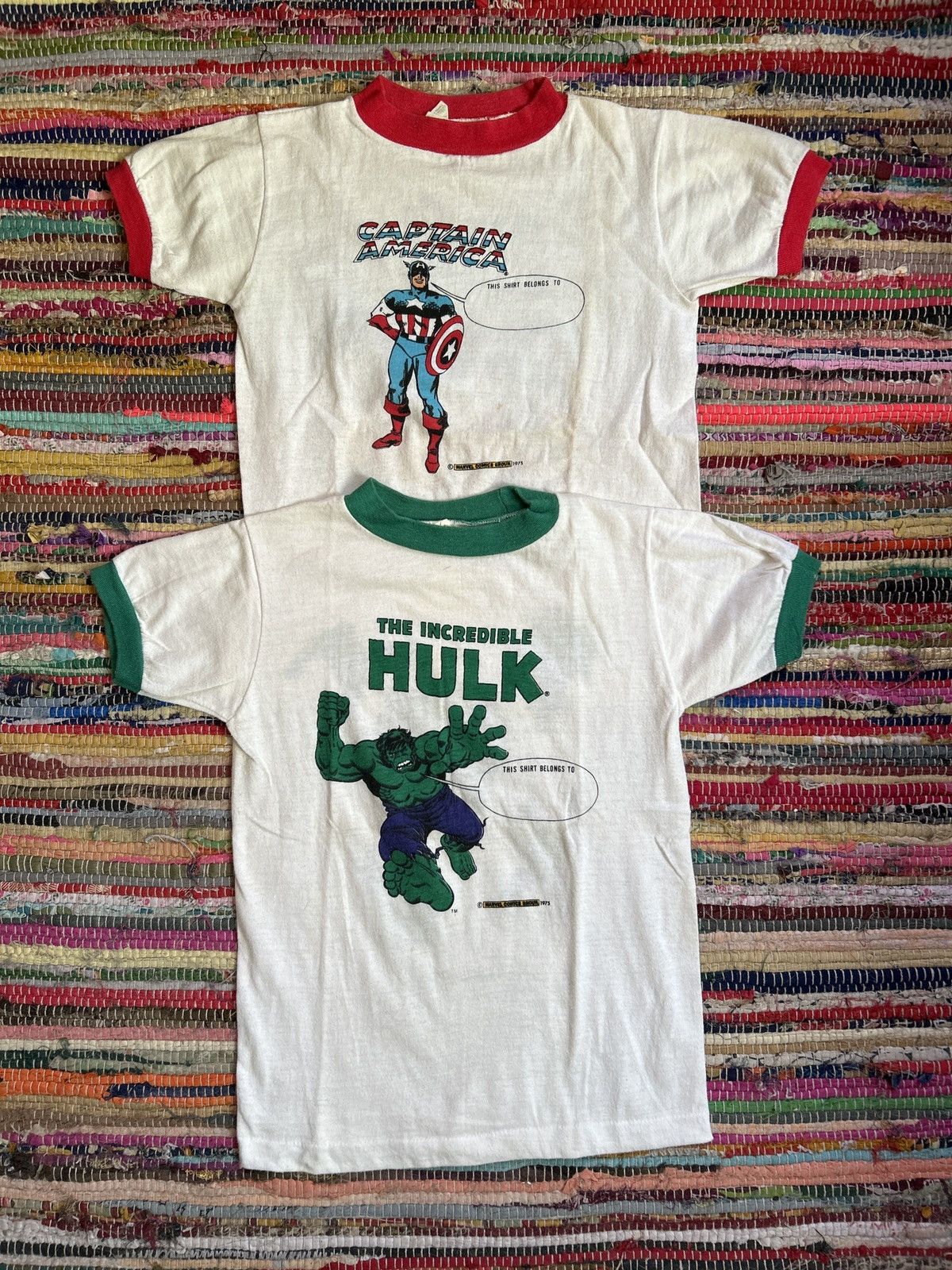 Vintage Vintage 1975 Marvel Baby T Shirts Size M 10-12 Size US XXS / EU 40 - 1 Thumbnail