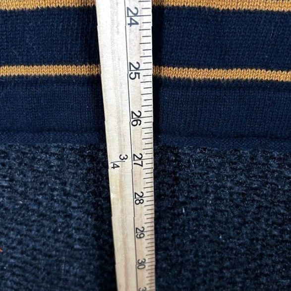 Springfield Springfield Sweater Navy Blue Striped Crewneck XL Mens Knit Pullover Casual Classic All Seasons Cotton Knit Navy Blue Size US XL / EU 56 / 4 - 5 Thumbnail