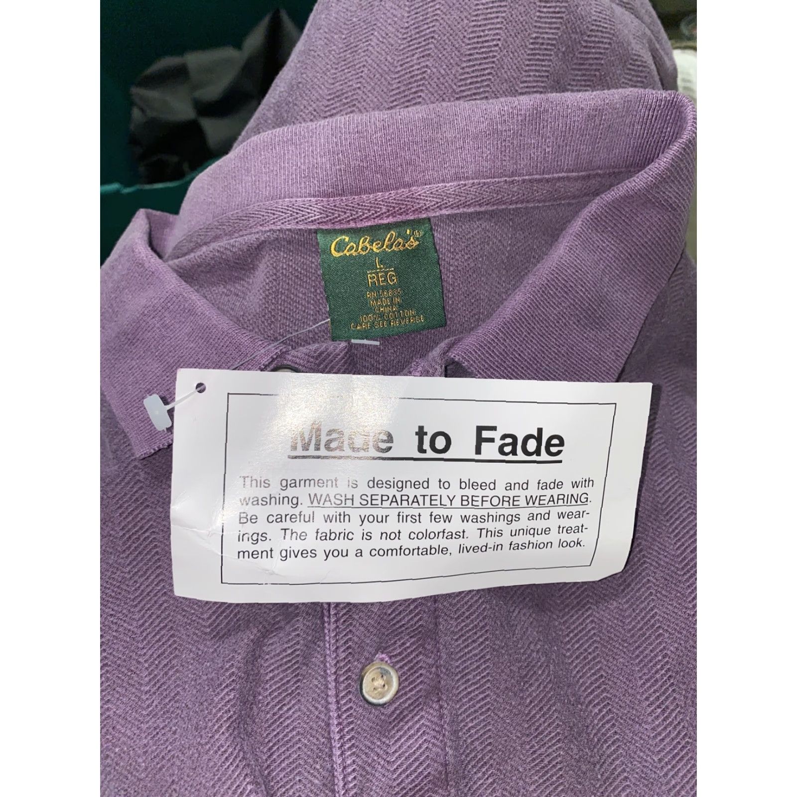 Vintage Cabela’s Men's Golf Polo Shirt Short Sleeve Purple Size L NWT Size US L / EU 52-54 / 3 - 5 Thumbnail