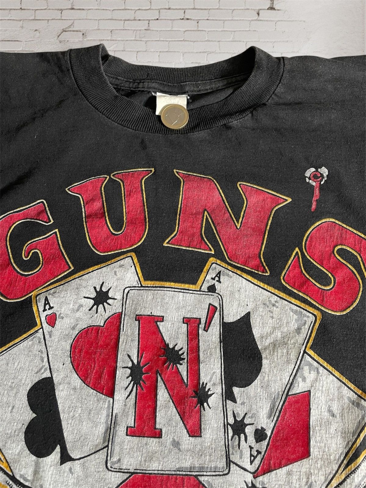 Vintage Vintage Guns N’ Roses Use Your Illusion-Era Bootleg T-Shirt Size US XXL / EU 58 / 5 - 12 Thumbnail