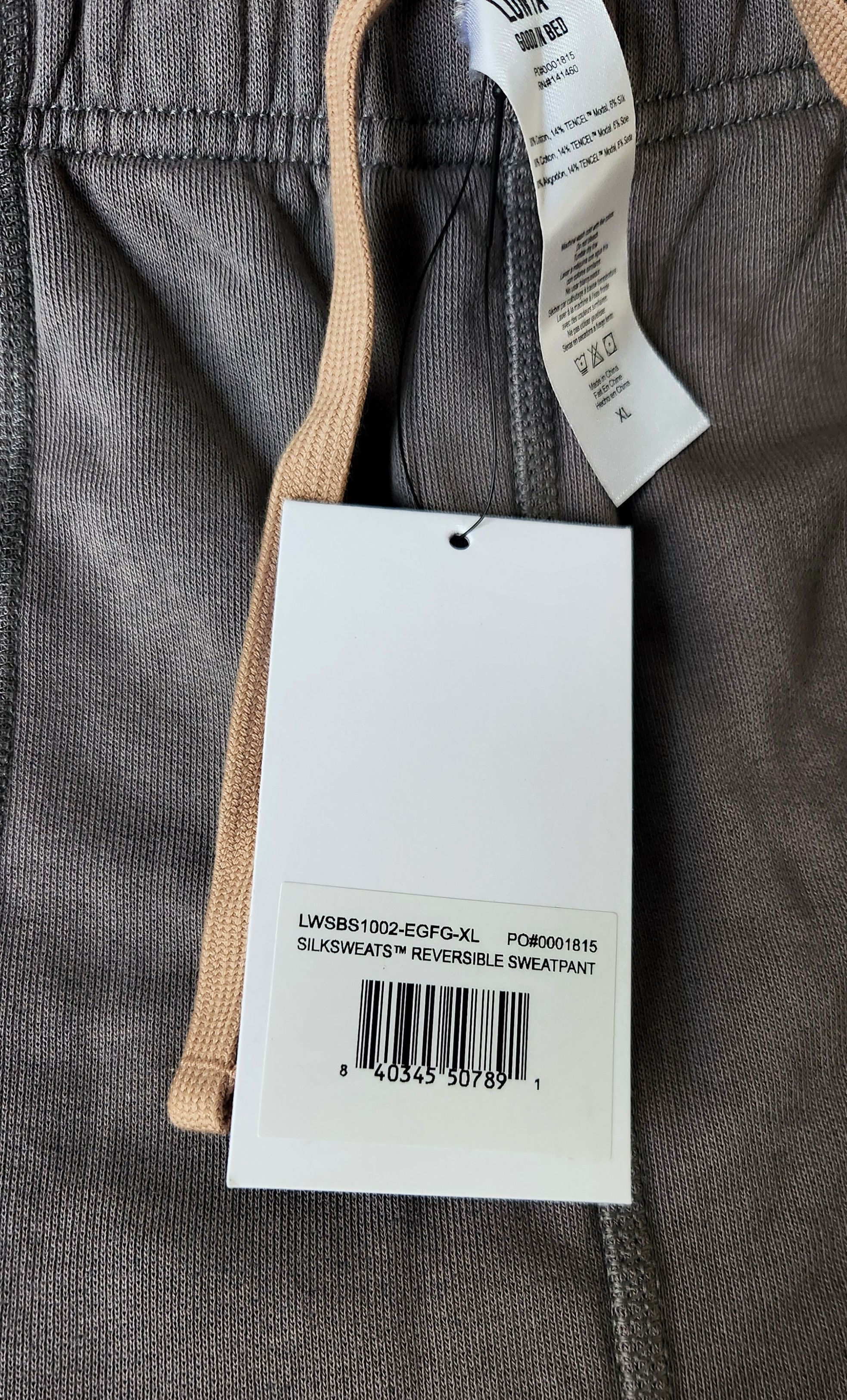 Designer × Lunya Lunya good in Bed Silksweats Midweight Reversible Jogger XL Size US 36 / EU 52 - 7 Thumbnail