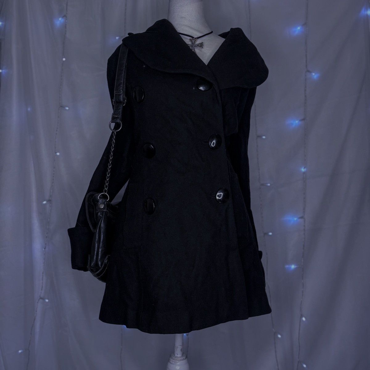 Other Vintage Newport News Black Wool-Blend Coat Size M / US 6-8 / IT 42-44 - 1 Thumbnail
