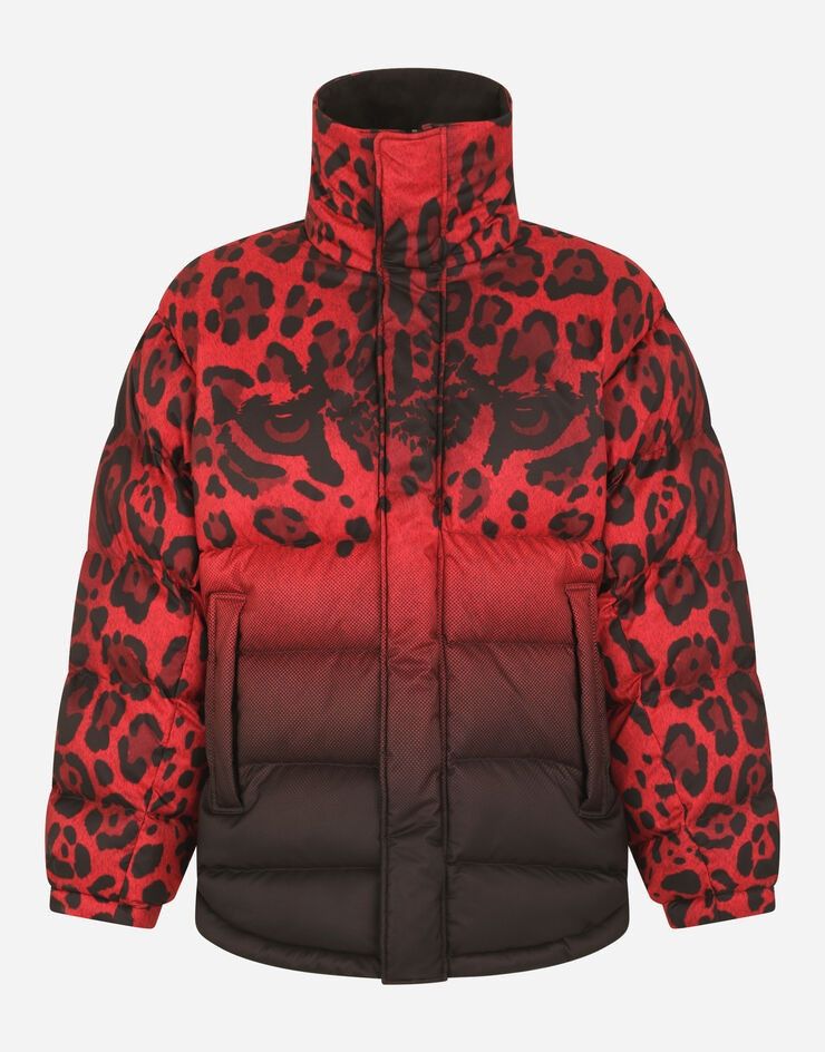 Dolce & Gabbana o1y0125 Shell Hooded Jacket in Red/Black Size US M / EU 48-50 / 2 - 1 Thumbnail