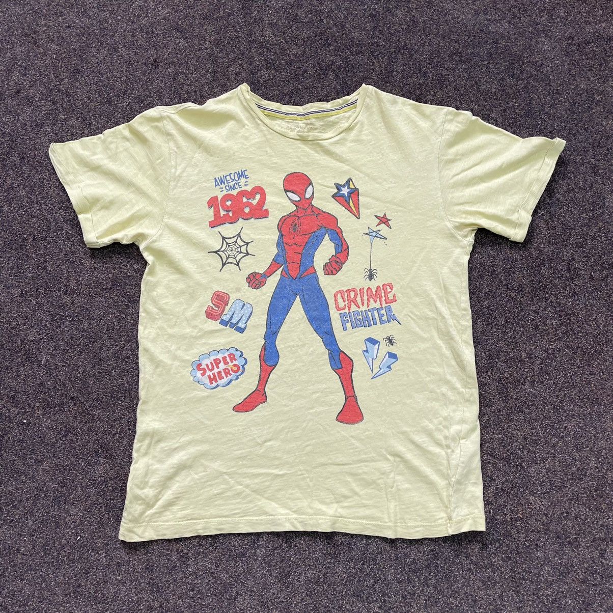Vintage Vintage 90s Spider-Man Marvel Graphic Tee Sun Faded Punk S Size US S / EU 44-46 / 1 - 1 Thumbnail