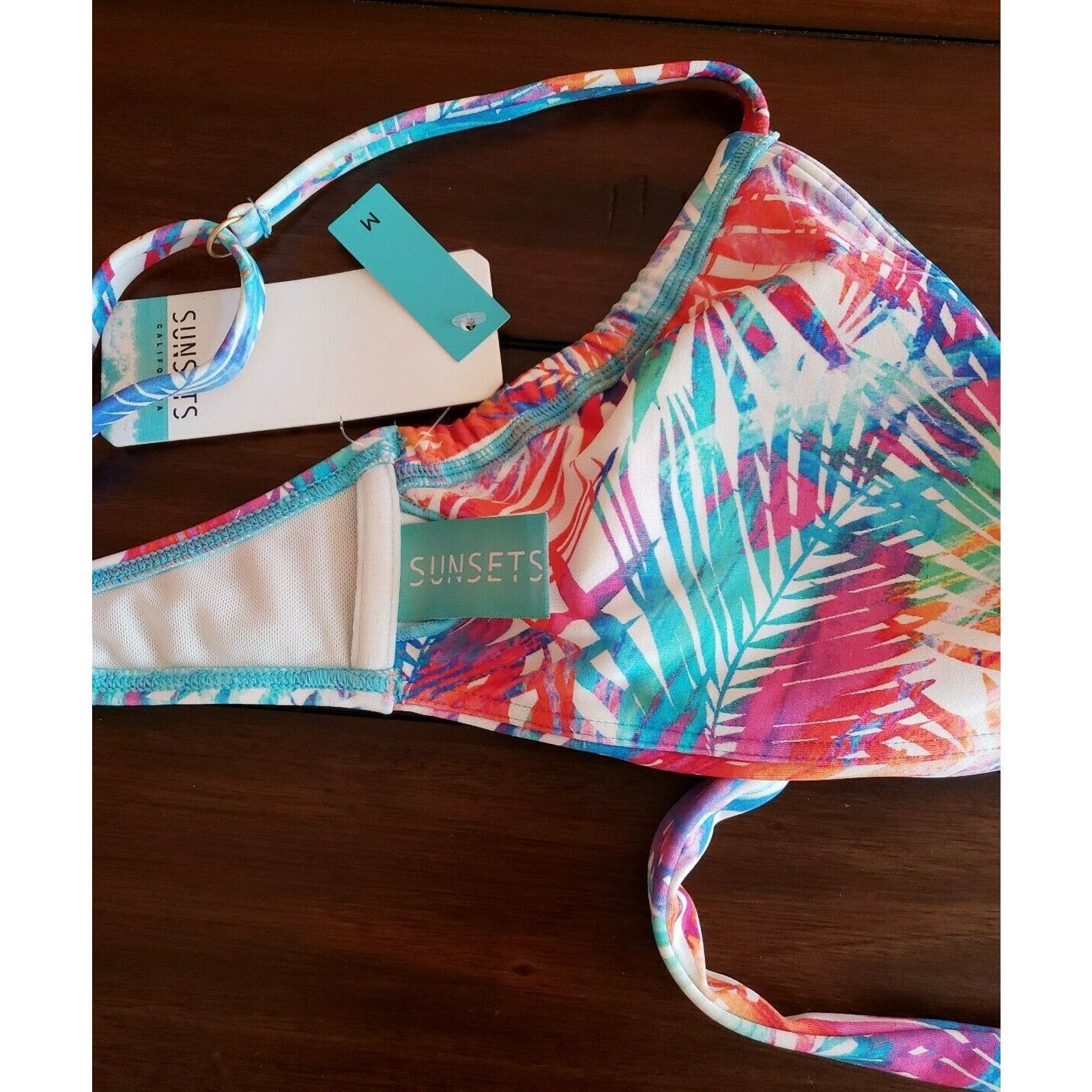 SUNSEA Sunsets Island Heat Wrap Bikini Top Top Women's Swimwear M Size M / US 6-8 / IT 42-44 - 5 Thumbnail
