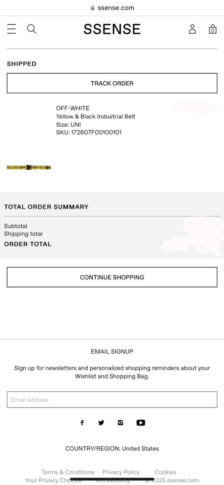 Off-White × Virgil Abloh OFF-WHITE Yellow & Black Industrial Belt Size ONE SIZE - 4 Thumbnail