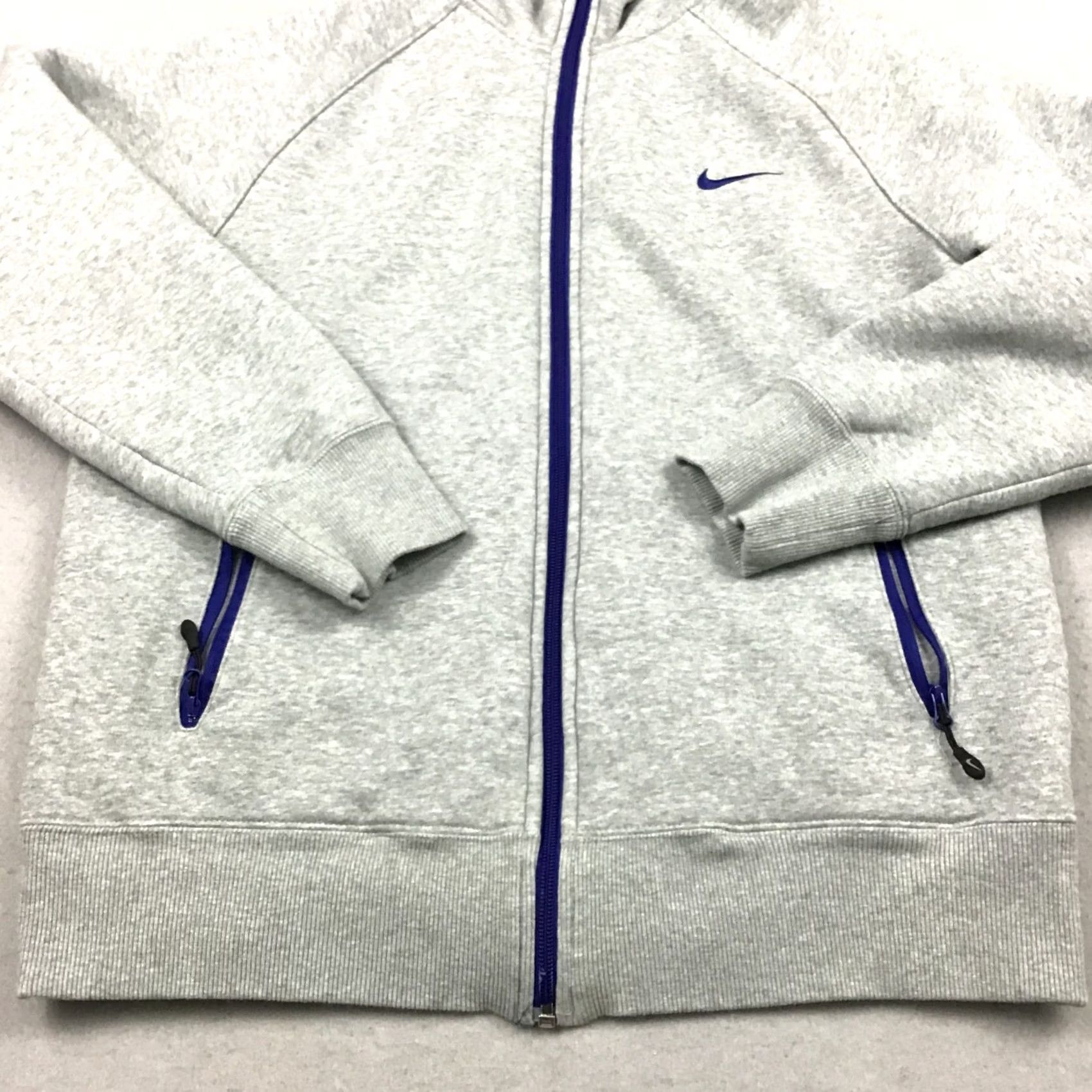 Nike Nike Jacket Men Large Gray Geometric Full Zip Hood Reversible Pockets L Size US L / EU 52-54 / 3 - 3 Thumbnail