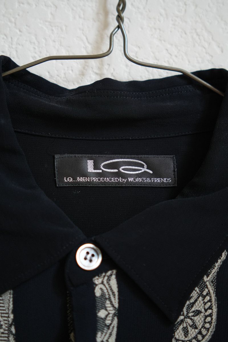 Yohji Yamamoto LQ Men // 80's Rayon Lace Button-up Size US L / EU 52-54 / 3 - 6 Thumbnail