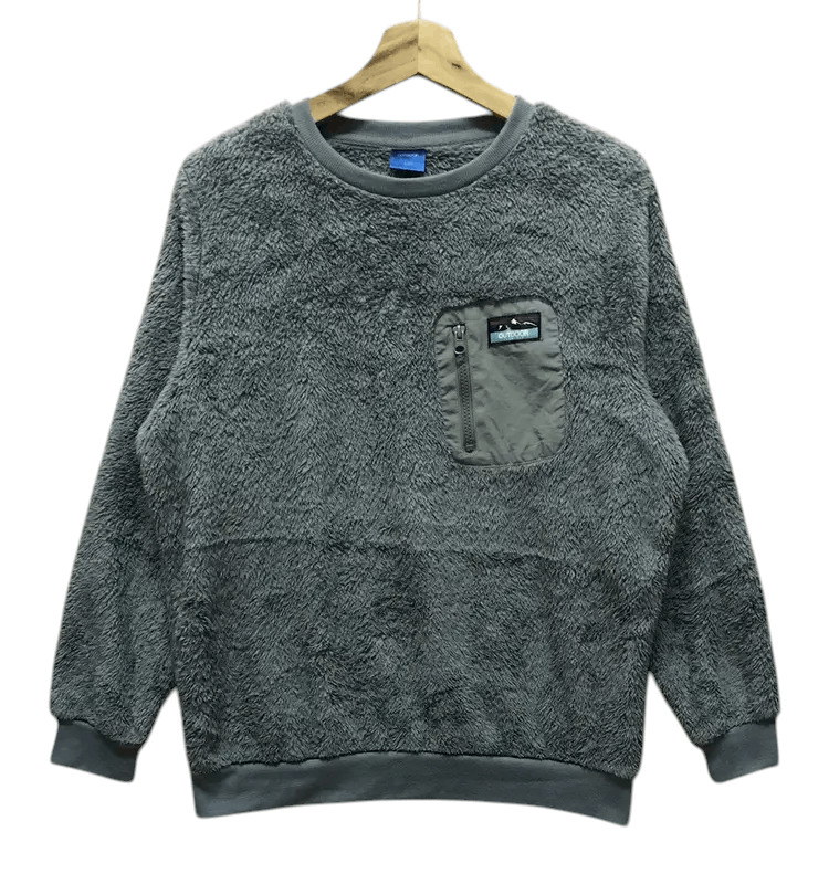 Japanese Brand Outdoor Products Fleece Sweatshirts Size US L / EU 52-54 / 3 - 1 Thumbnail