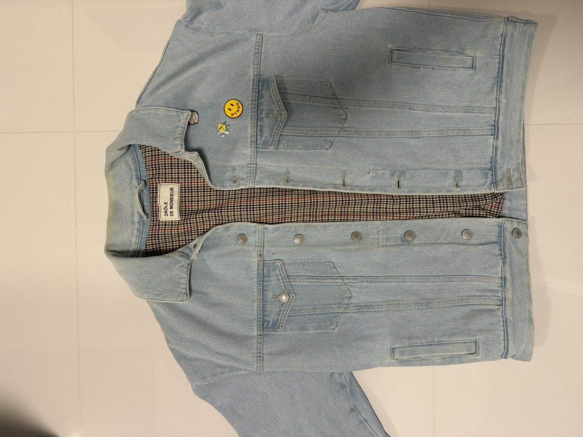 Drole De Monsieur DDM Worldwide Denim Jean Jacket Size US XL / EU 56 / 4 - 3 Thumbnail