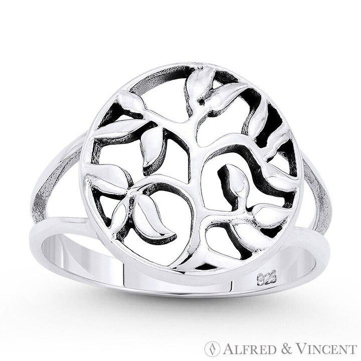 Other Tree w/ Filigree Vine & Leaf Circle Charm Ring Size 7 Size ONE SIZE - 1 Preview