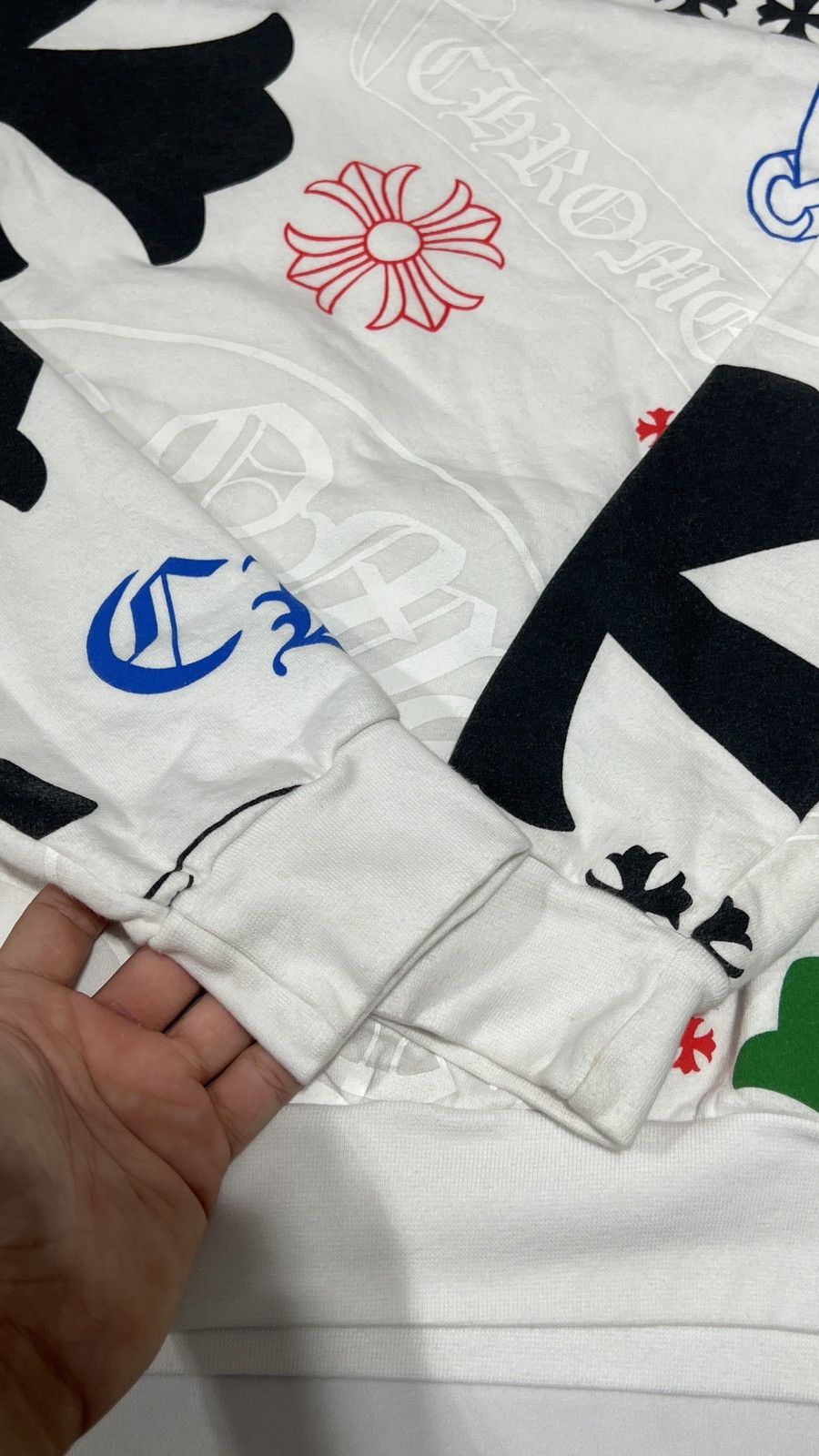 Chrome Hearts Chrome Hearts Stencil White Hoodie Size US XS / EU 42 / 0 - 17 Thumbnail