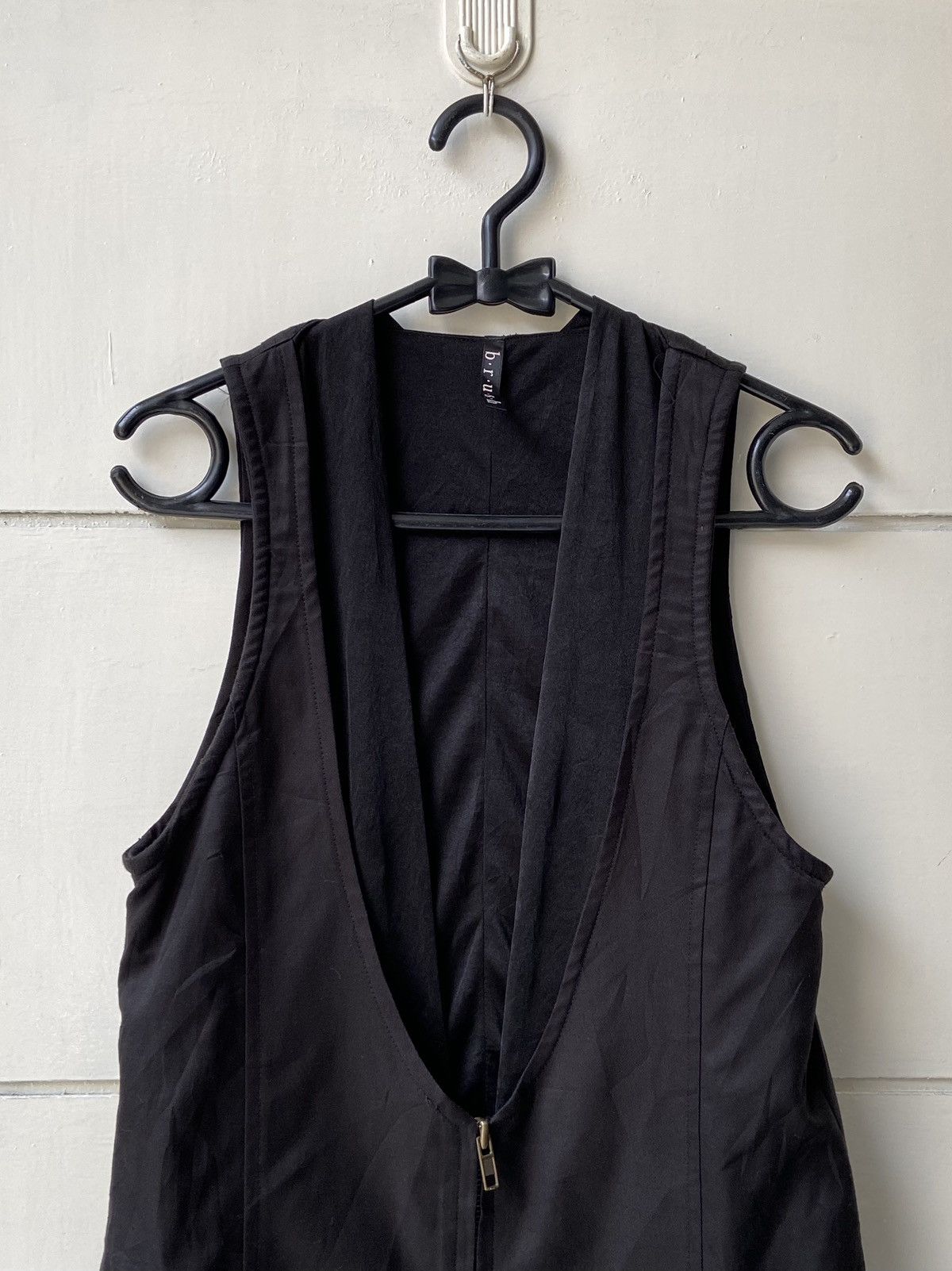 Designer × Japanese Brand B.R.U.S.H Black Vest Size US XXS / EU 40 - 10 Thumbnail