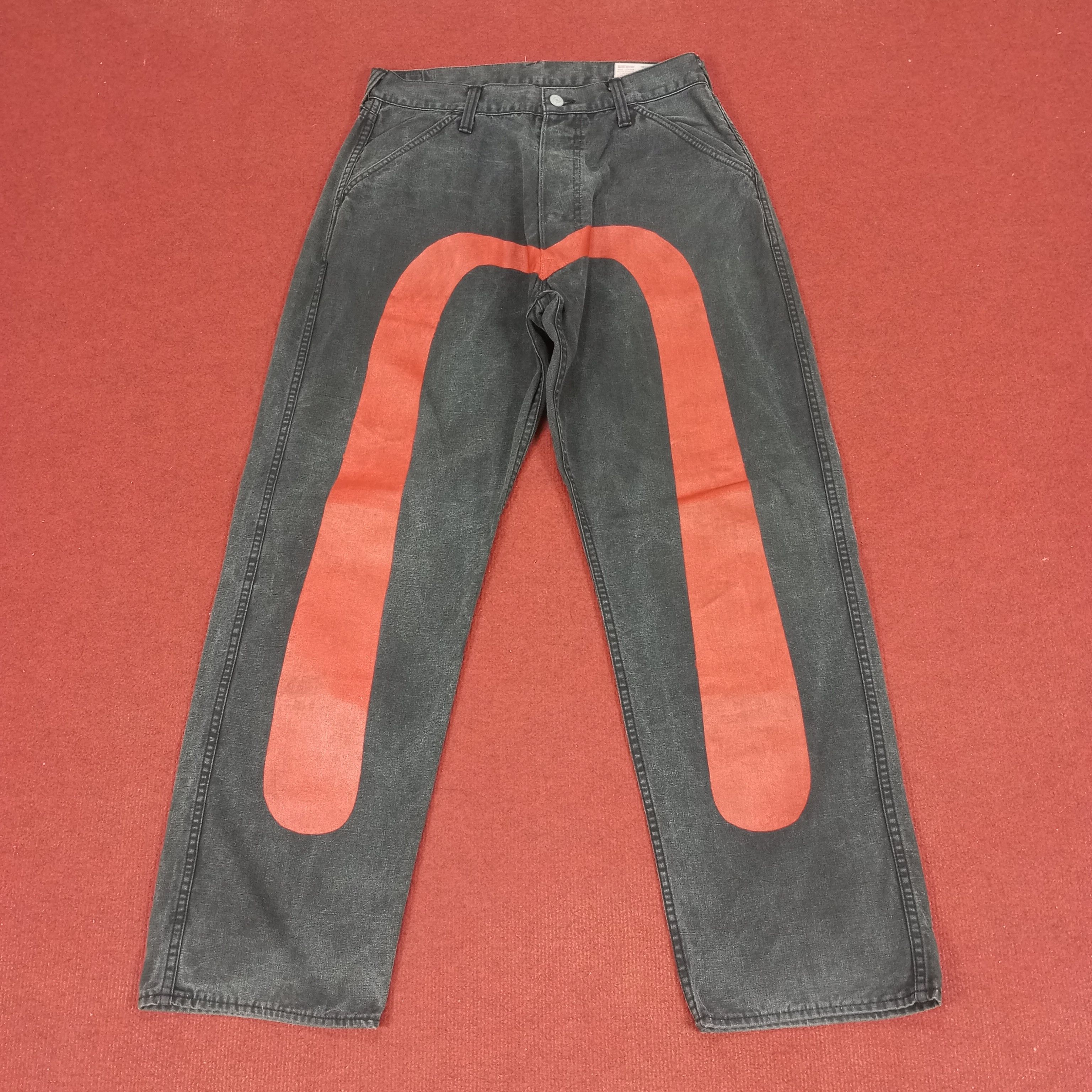 Evisu × Japanese Brand × Vintage Evisu Japanese Brand Fashion Style Custom Daicock Jeans Size US 30 / EU 46 - 1 Thumbnail