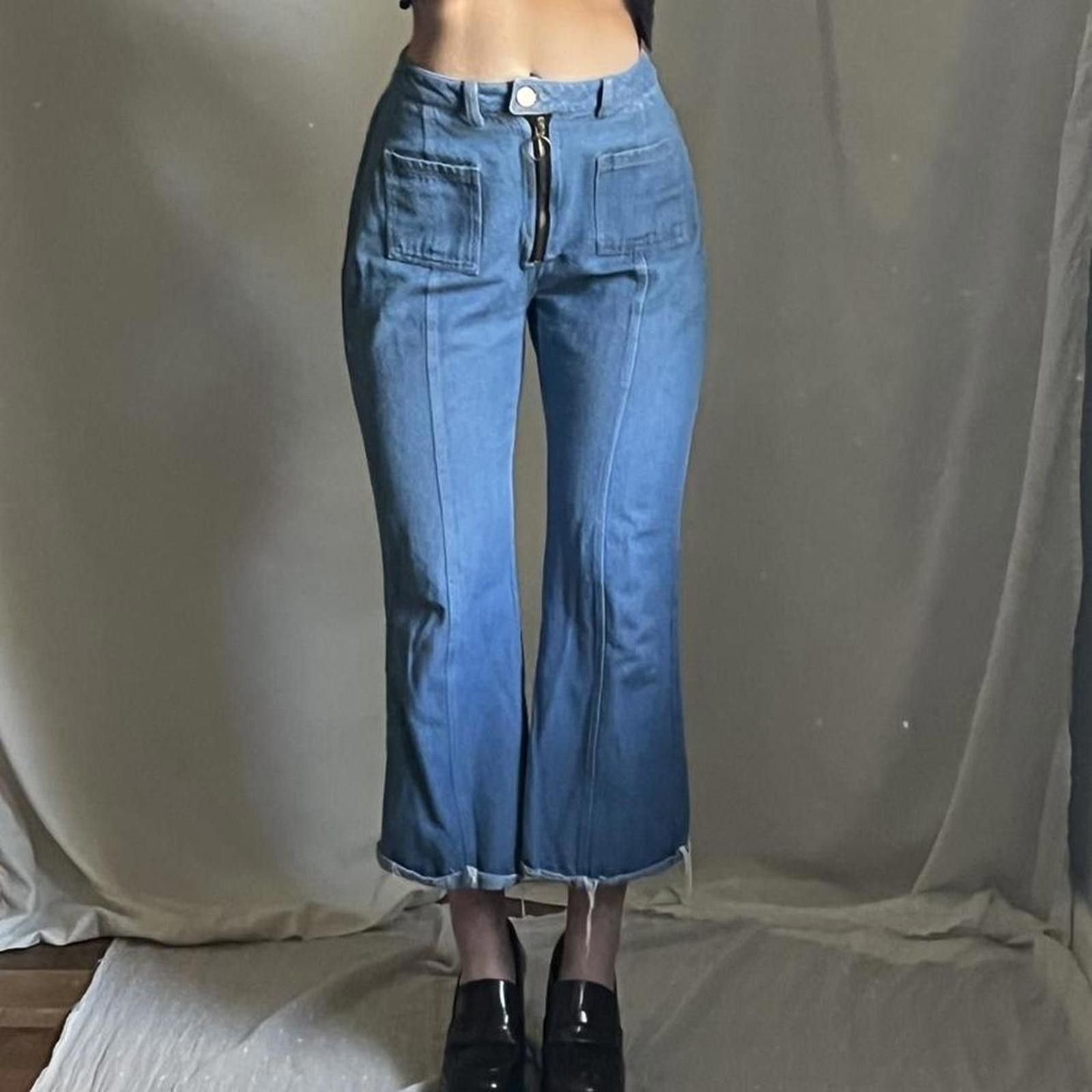 Cyderhouse Cider High-Waisted Wide-Leg Jeans Size 32" / US 10 / IT 46 - 7 Thumbnail