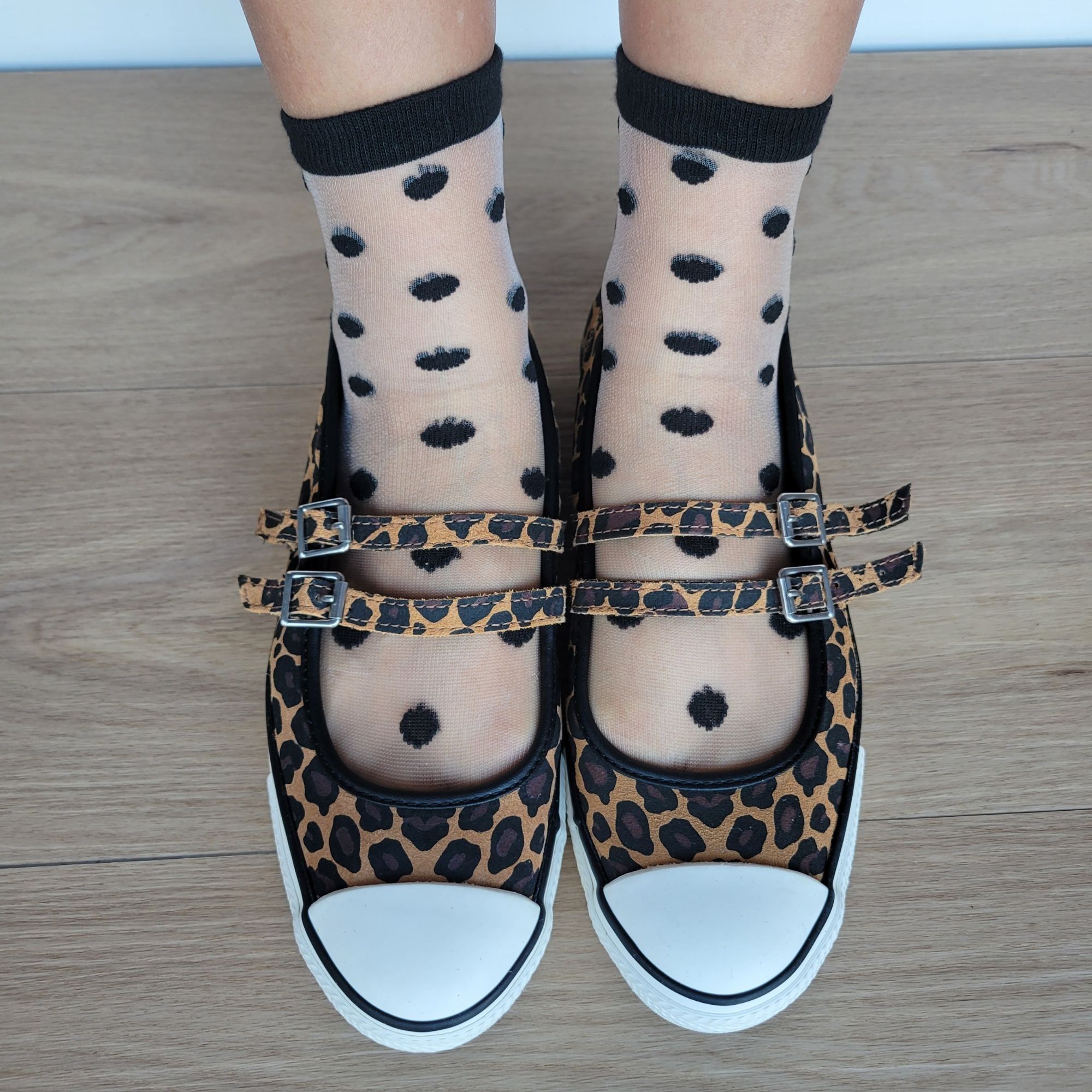 Converse ⭐Converse Dainty Mary Jane Leopard Sz 9 Womens shoes Sneaker Size US 9 / IT 39 - 6 Thumbnail