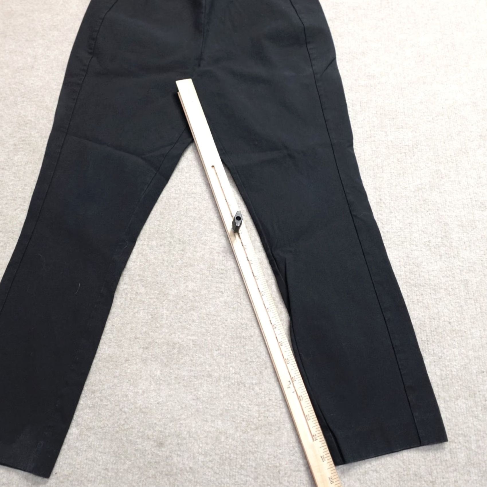 Rag & Bone rag & bone Womens Pants 14 Black Solid Ankle Ponte Size 36" / US 14 / IT 50 - 2 Thumbnail