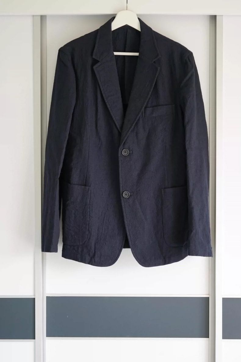 Yohji Yamamoto Yohji Yamamoto Yohji Yamamoto Wool Suit Jacket 14AW Size US S / EU 44-46 / 1 - 1 Thumbnail