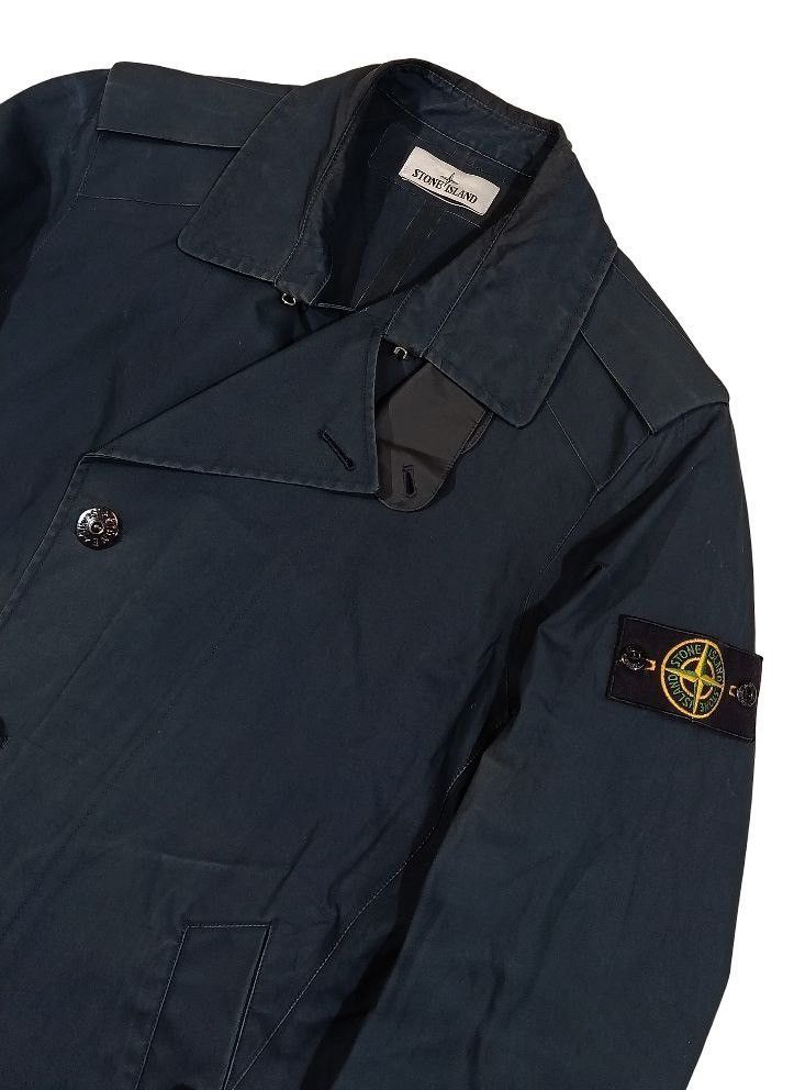 Stone Island Stone Island 2015 Tan 3L Performance Cotton Trench Coat Size US L / EU 52-54 / 3 - 6 Thumbnail
